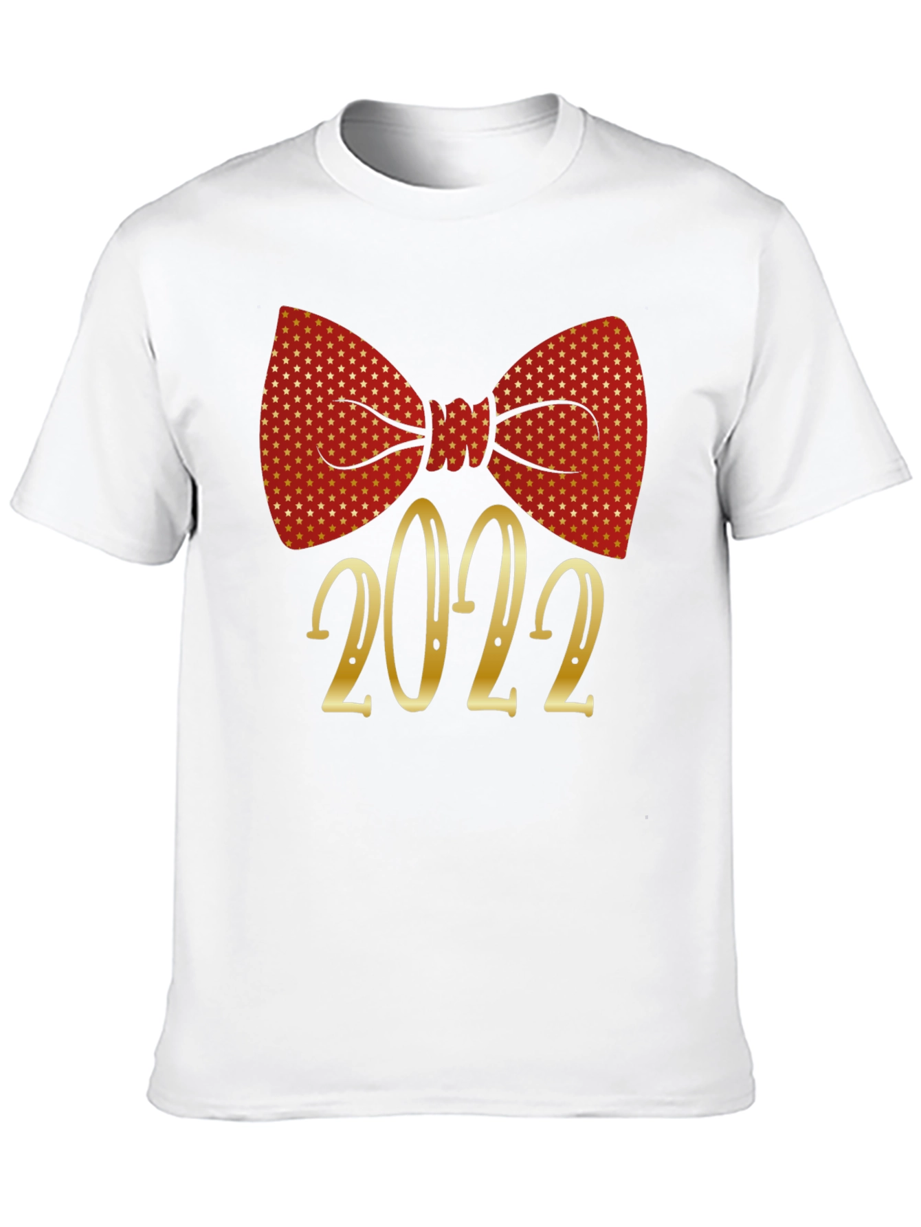 Festive 2022 Bow Tie Graphic T-Shirt