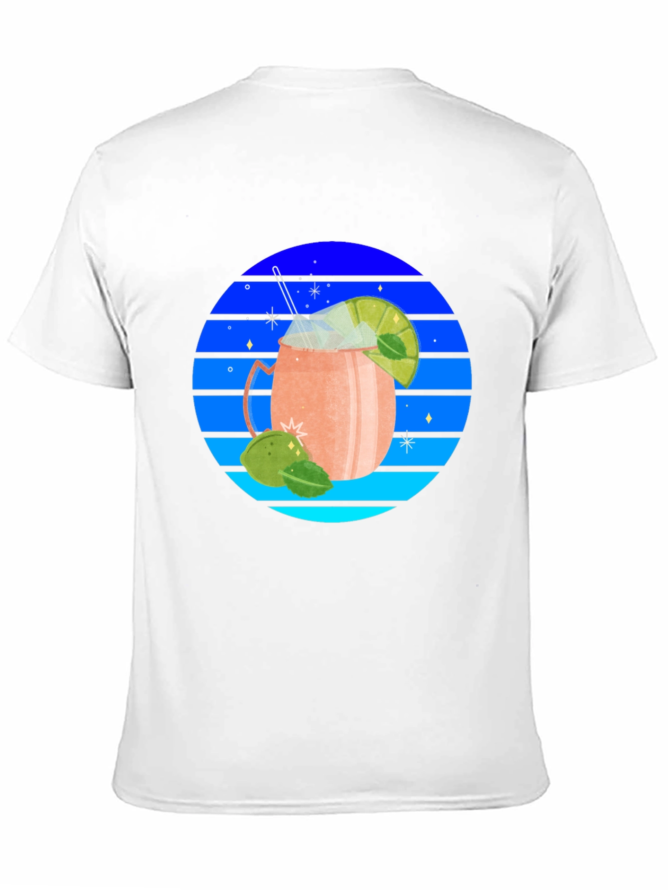 Retro Cocktail Graphic T-Shirt