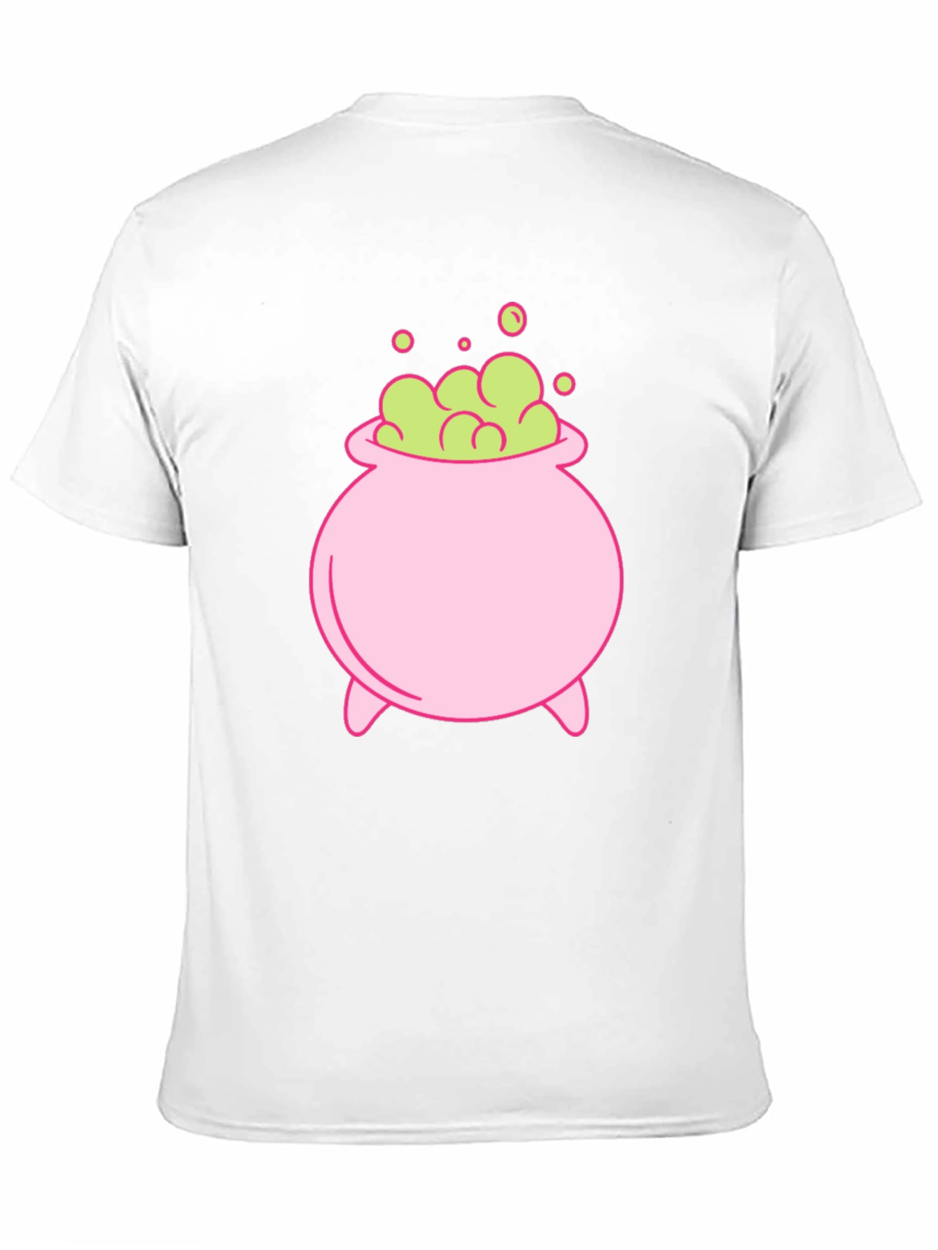 Cute Cartoon Witch Cauldron Graphic Tee