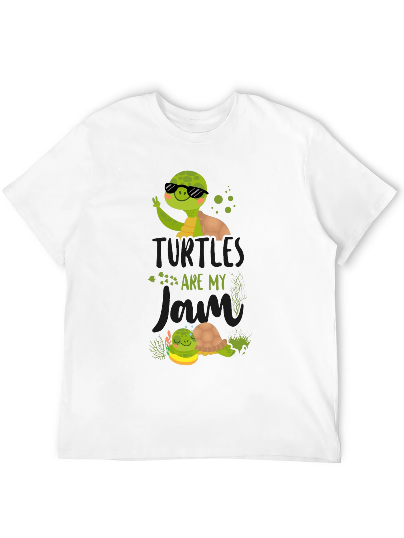 Turtles Are My Jam Black T-Shirt