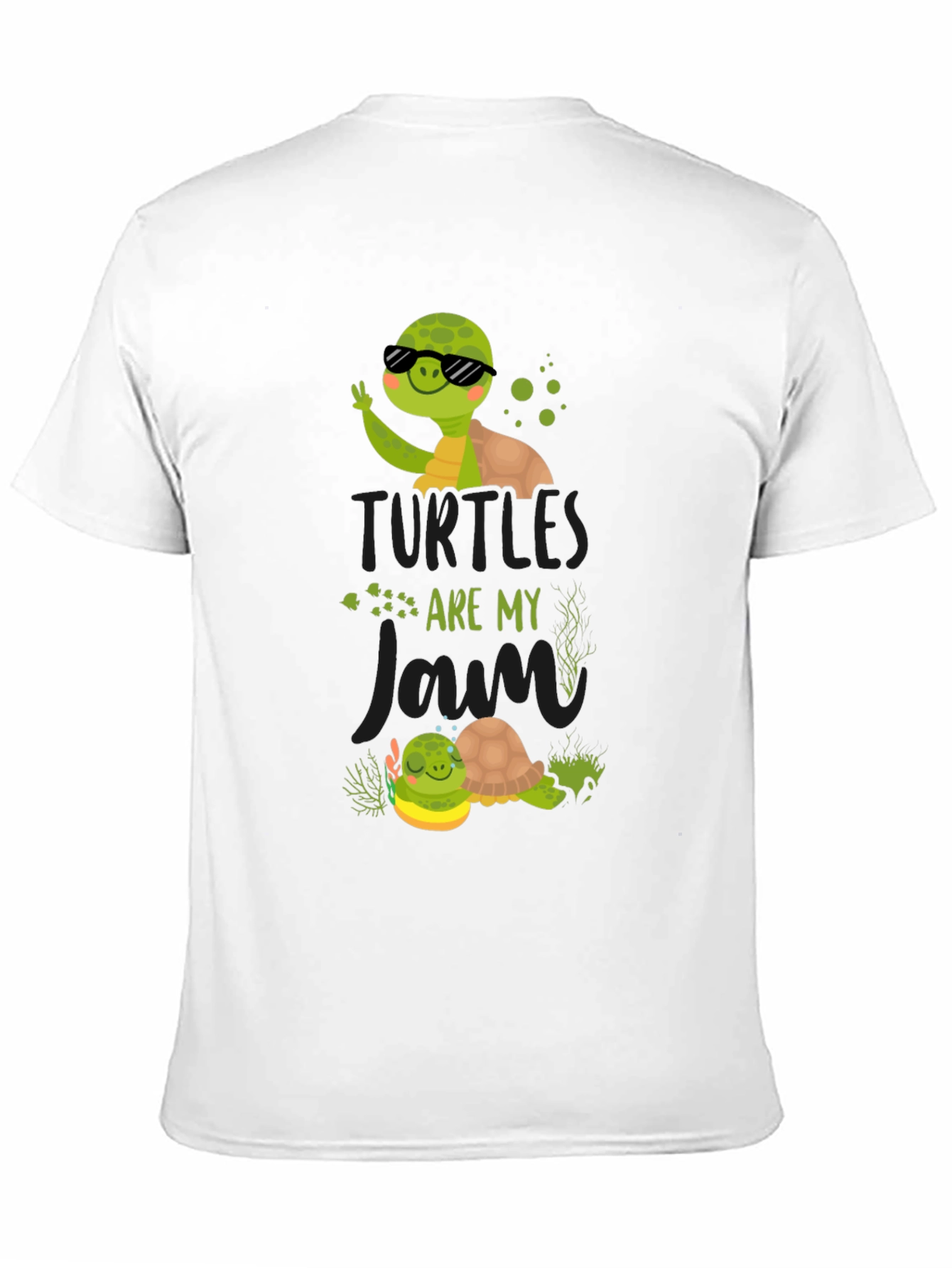 Turtles Are My Jam Black T-Shirt