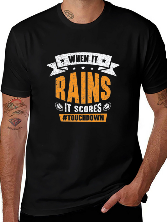 When It Rains It Scores T-Shirt