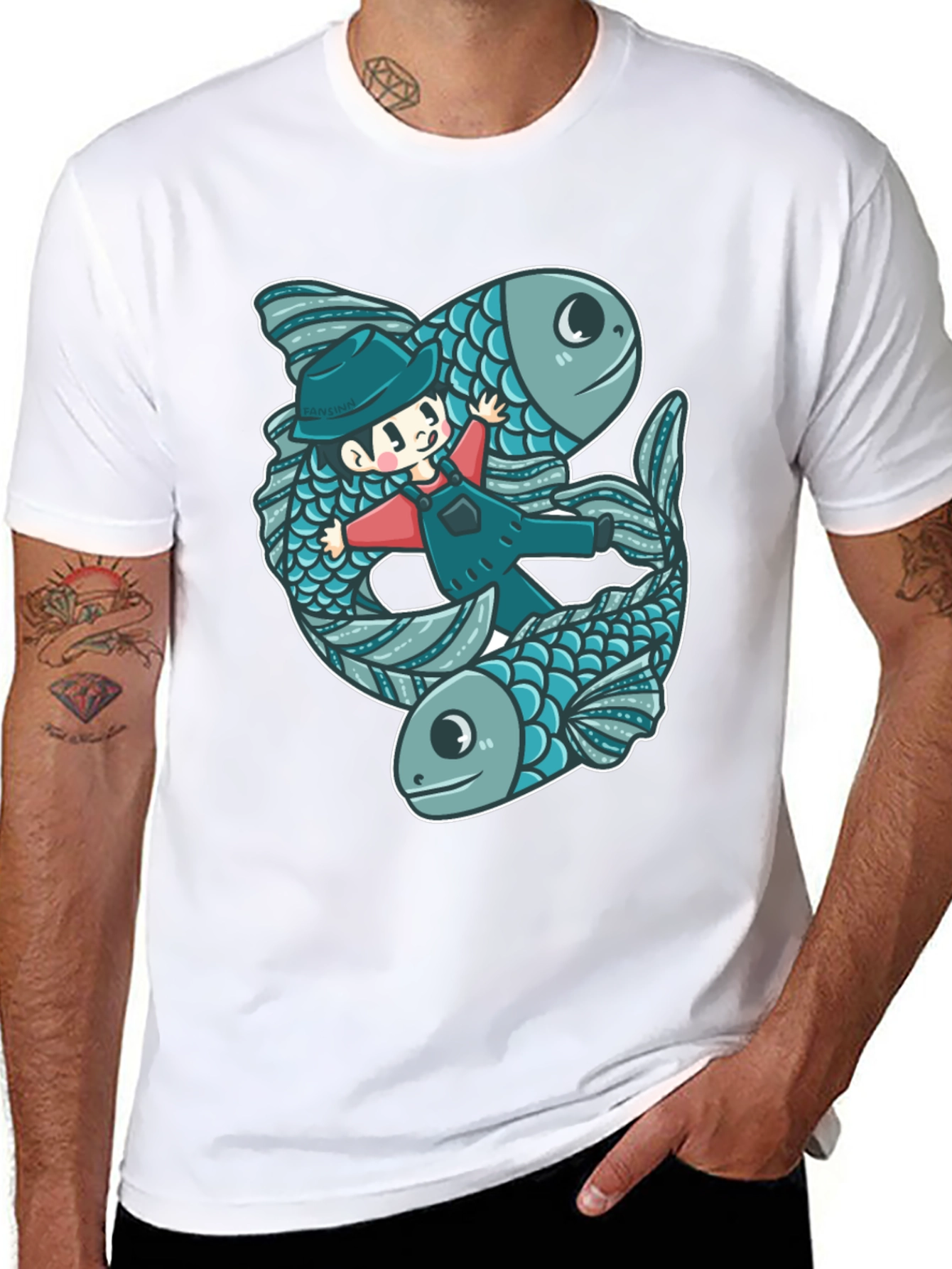 Pisces Zodiac Sign Graphic Tee