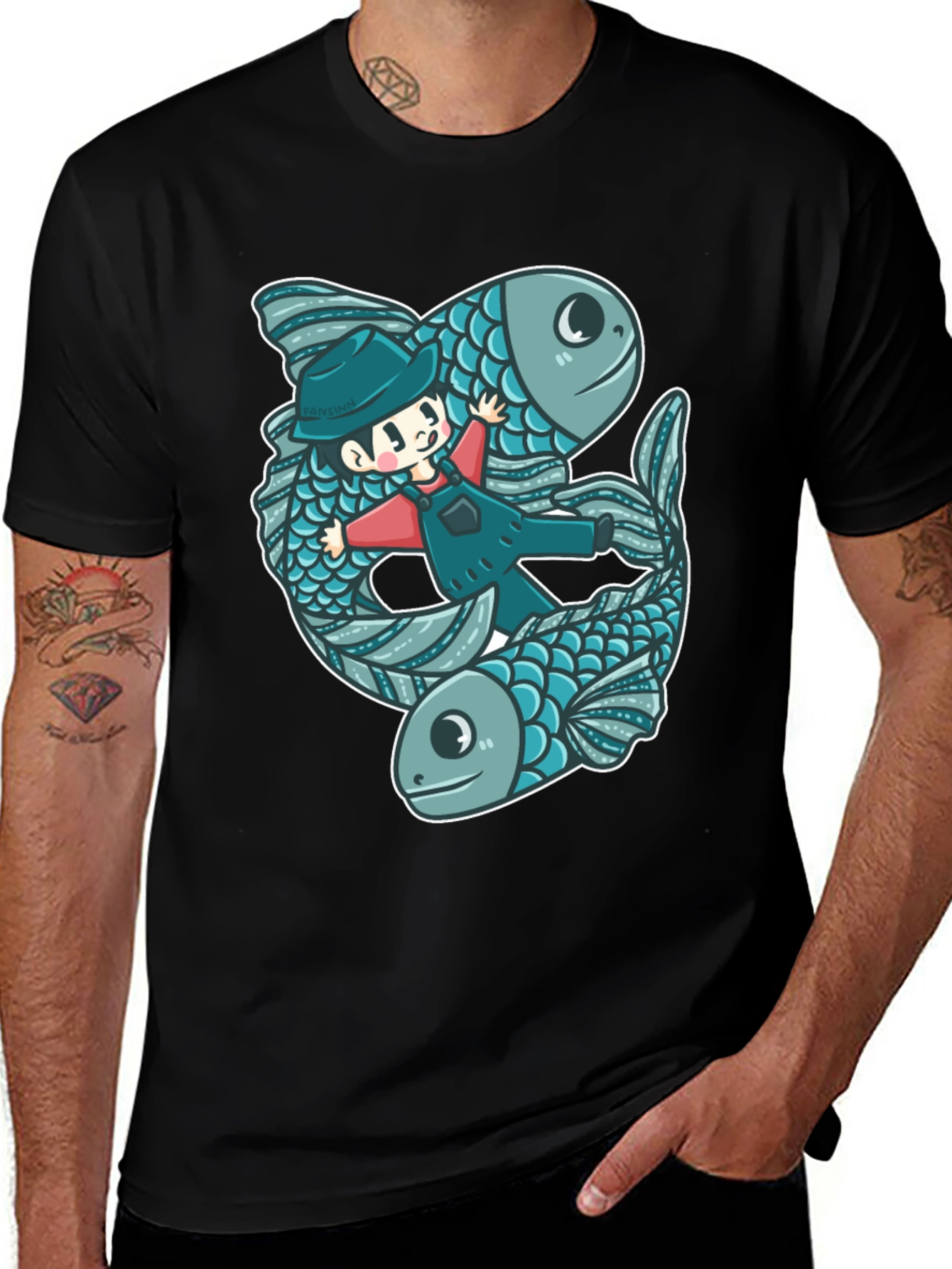 Pisces Zodiac Sign Graphic Tee