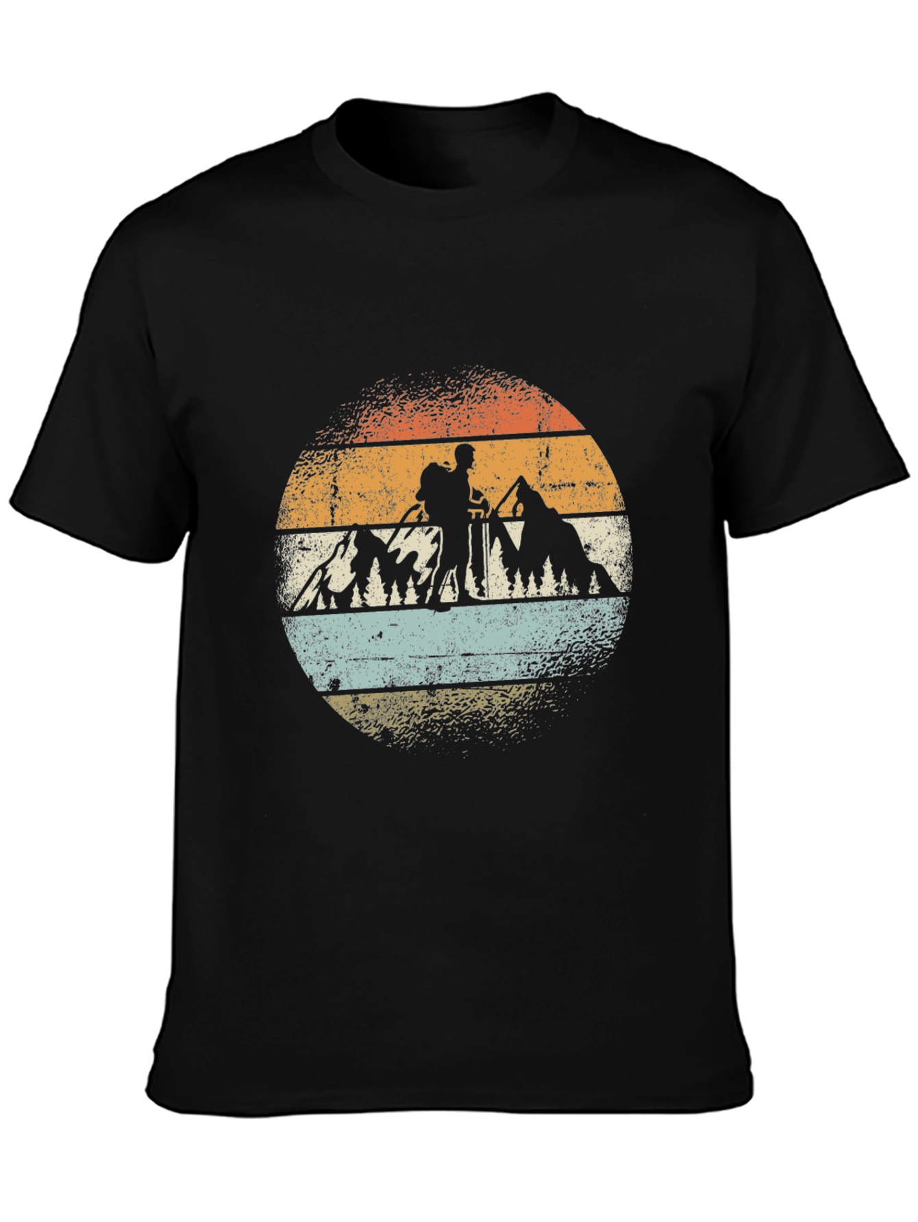 Retro Hiker Graphic Tee - Adventure Ready