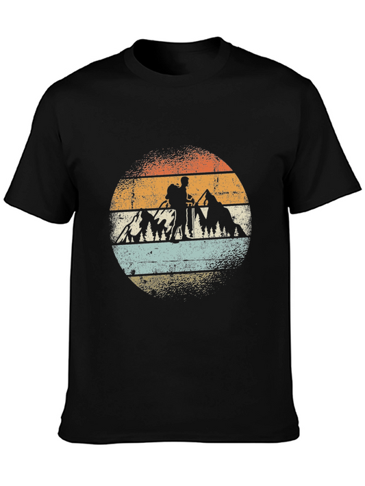 Retro Hiker Graphic Tee - Adventure Ready