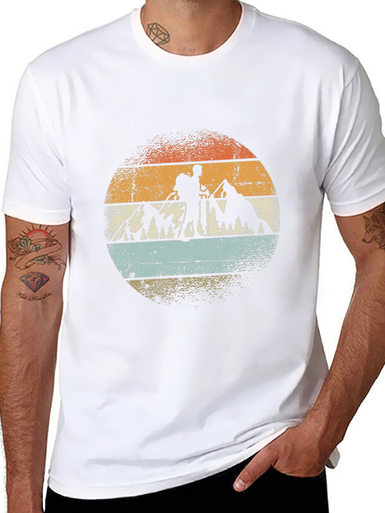 Retro Hiker Graphic Tee - Adventure Ready
