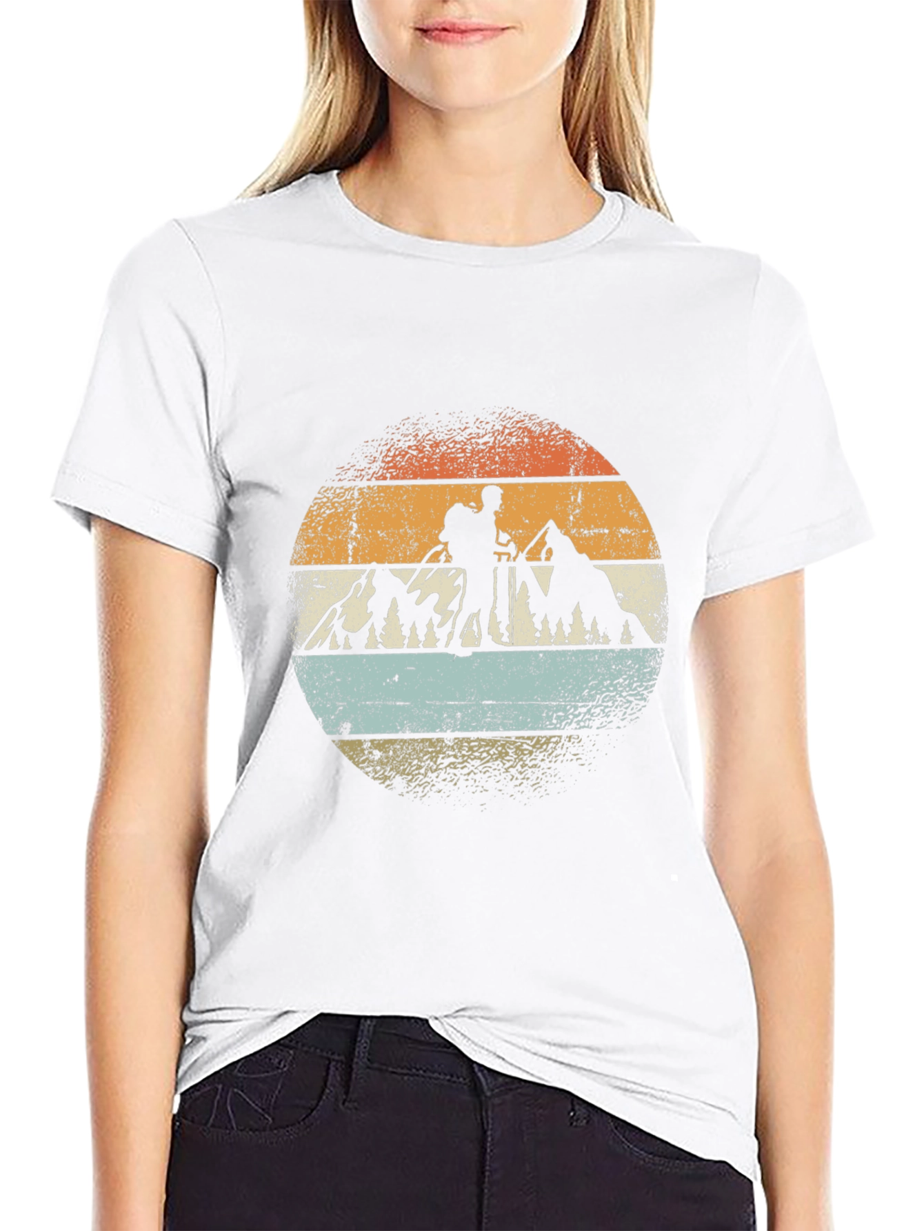 Retro Hiker Graphic Tee - Adventure Ready
