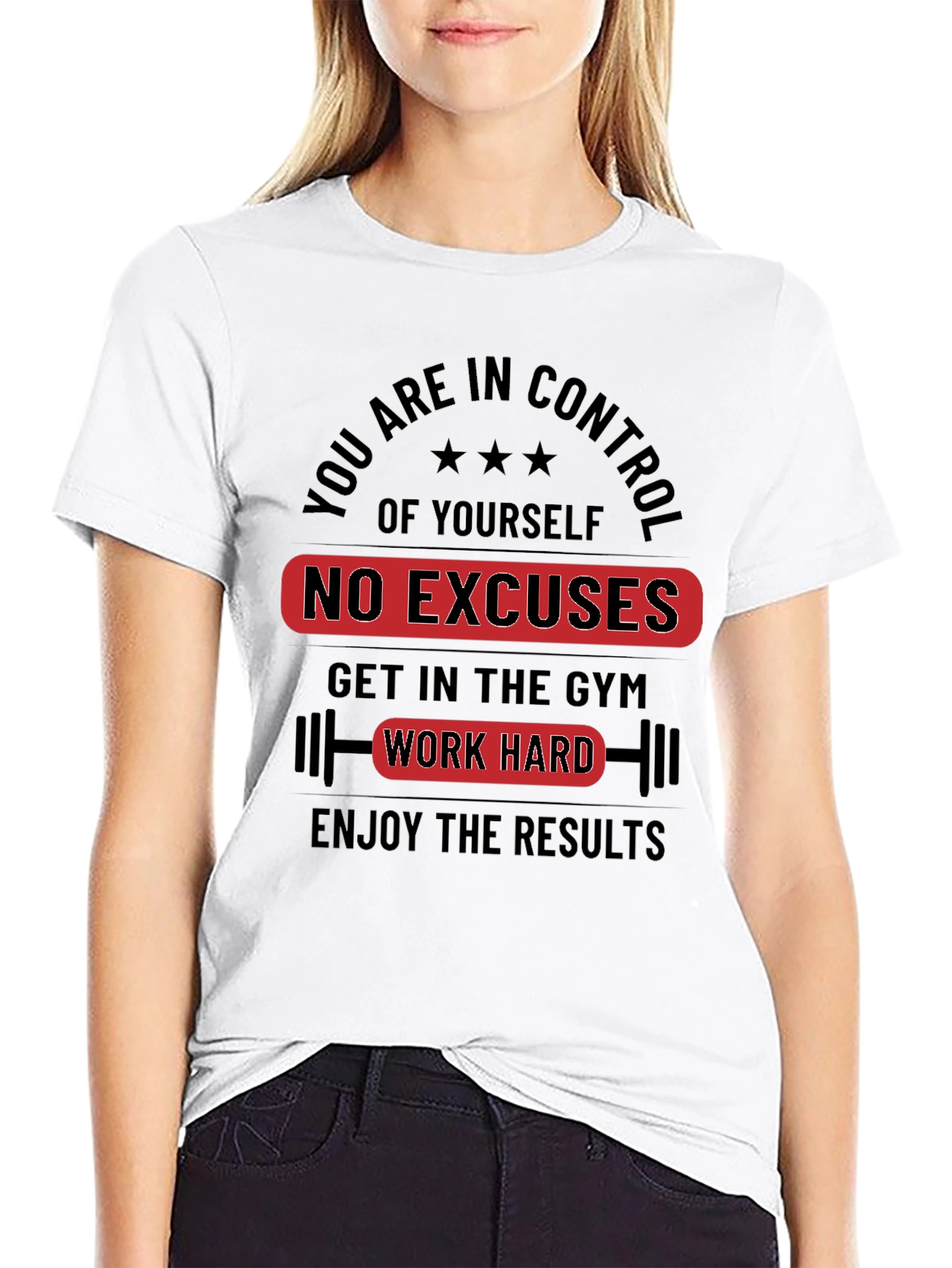 Motivational Workout T-Shirt - No Excuses