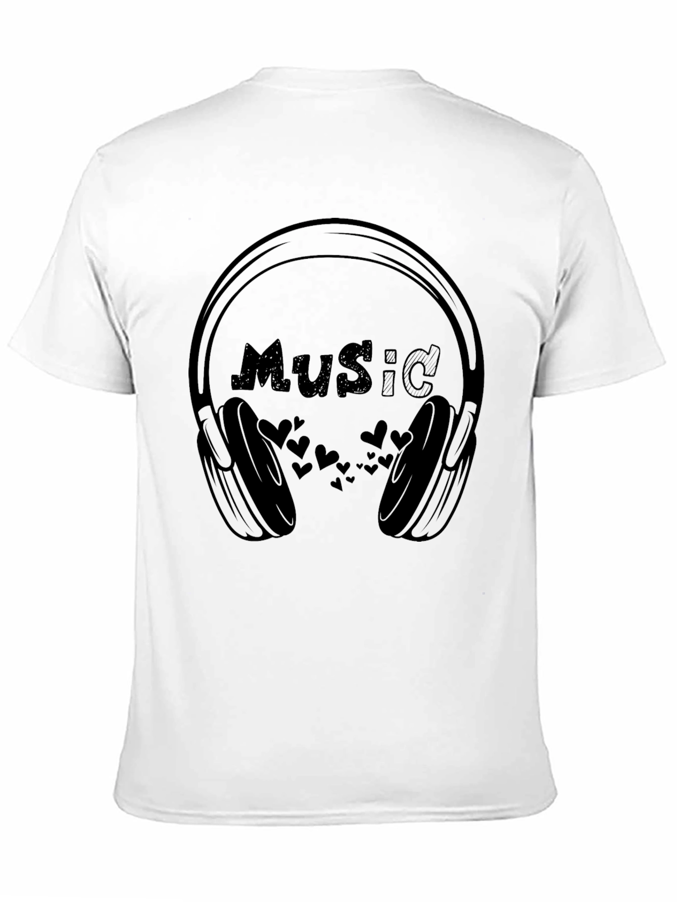 Music Lover T-Shirt - Headphones Design