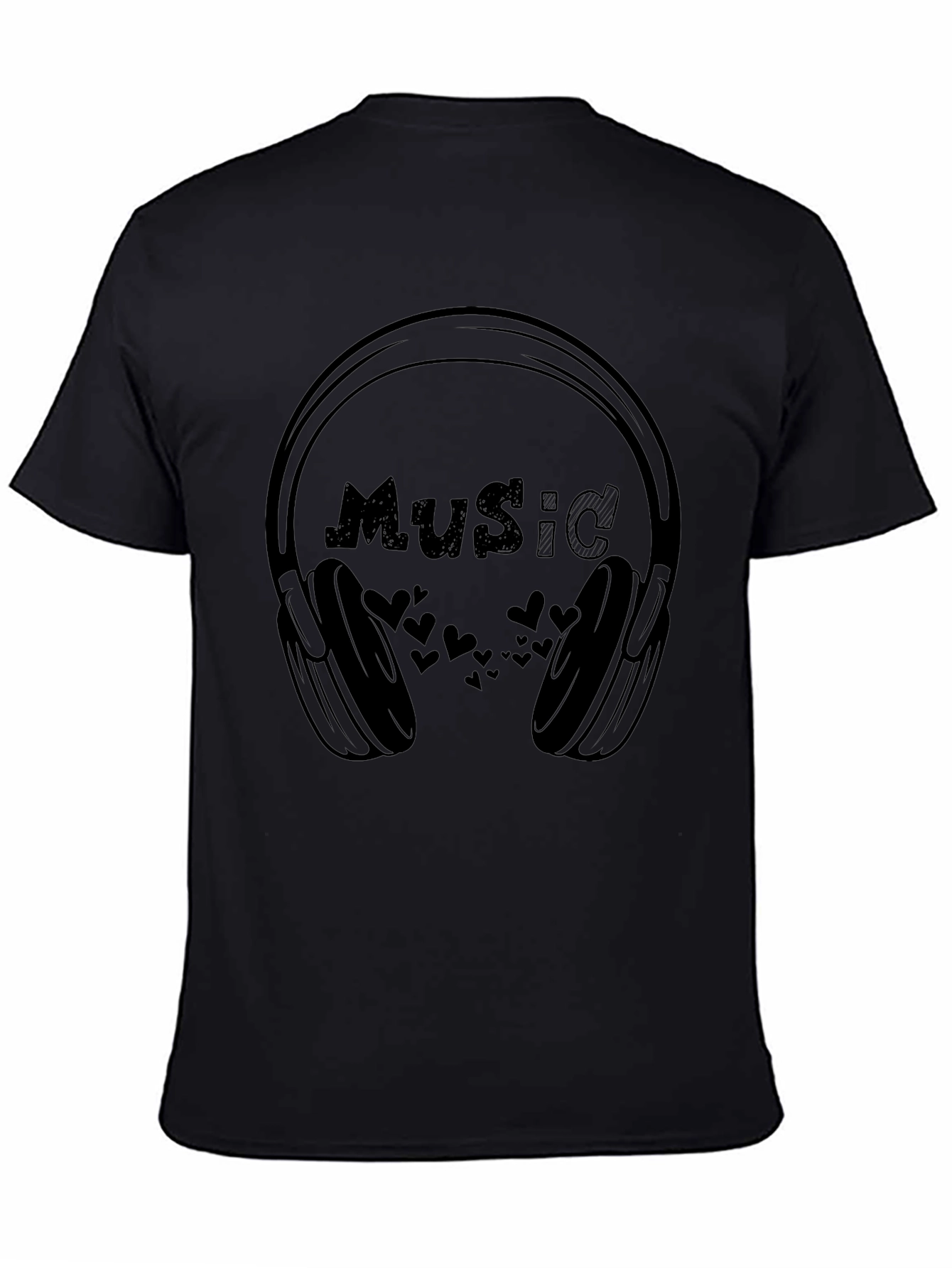 Music Lover T-Shirt - Headphones Design