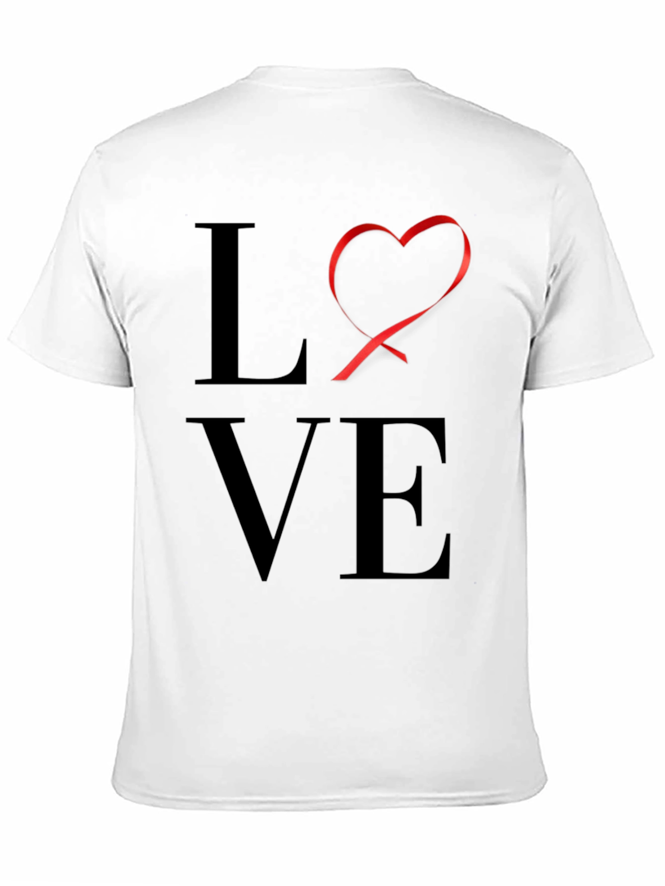 LOVE Graphic Tee - Black Casual T-Shirt