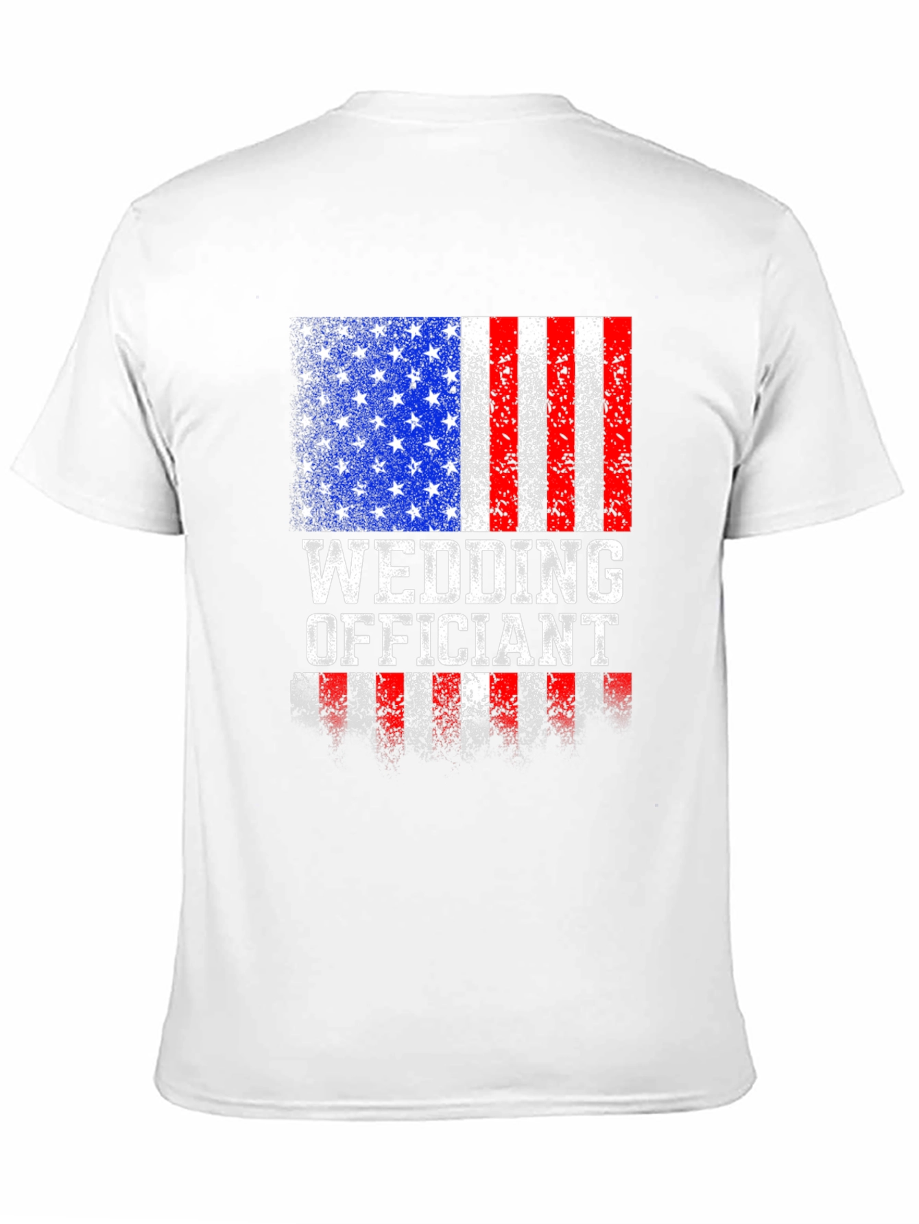Wedding Officiant Patriotic USA Flag T-Shirt