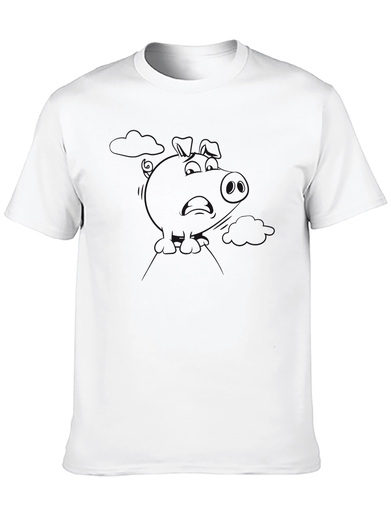 Classic Black Crew Neck T-Shirt - Soft Cotton Blend