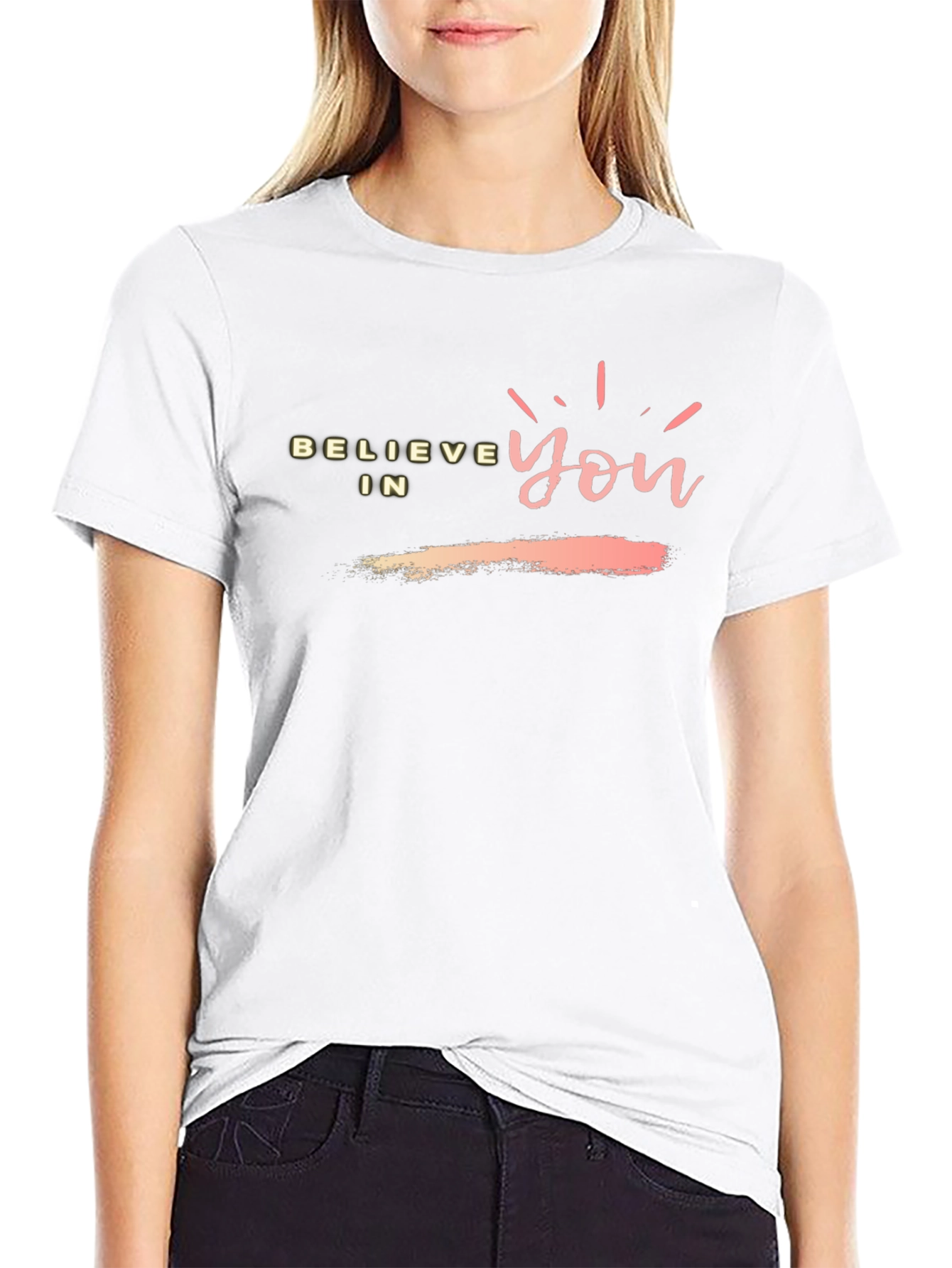 Believe In You Black T-Shirt