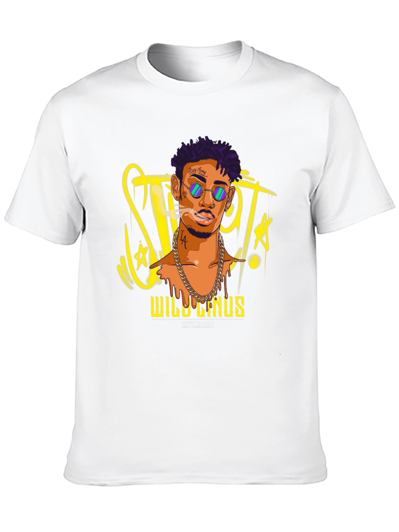 Wild Linus Black Graphic T-Shirt