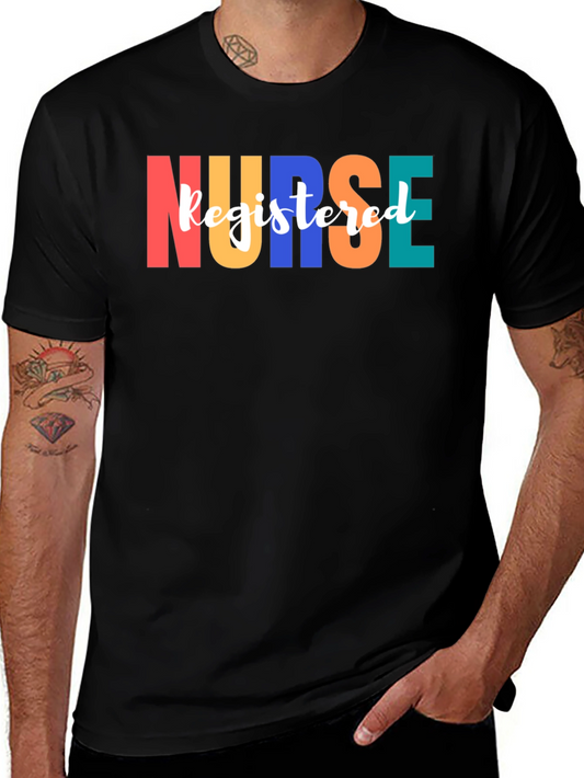 Registered Nurse Graphic Tee - Colorful Nurse T-Shirt