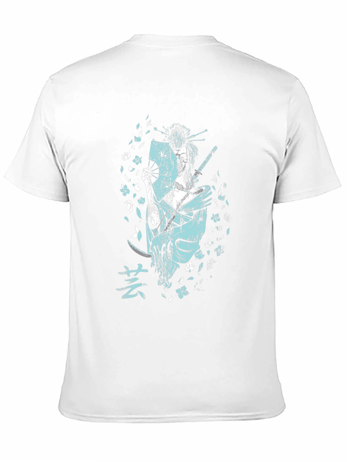 Geisha Skull Graphic Tee - Unique Edgy Design