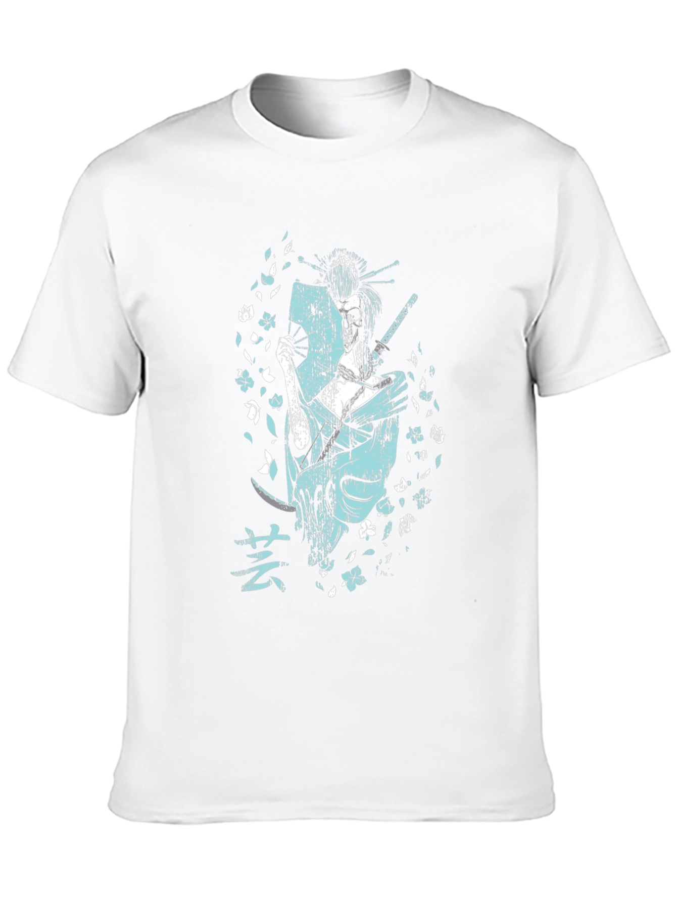 Geisha Skull Graphic Tee - Unique Edgy Design