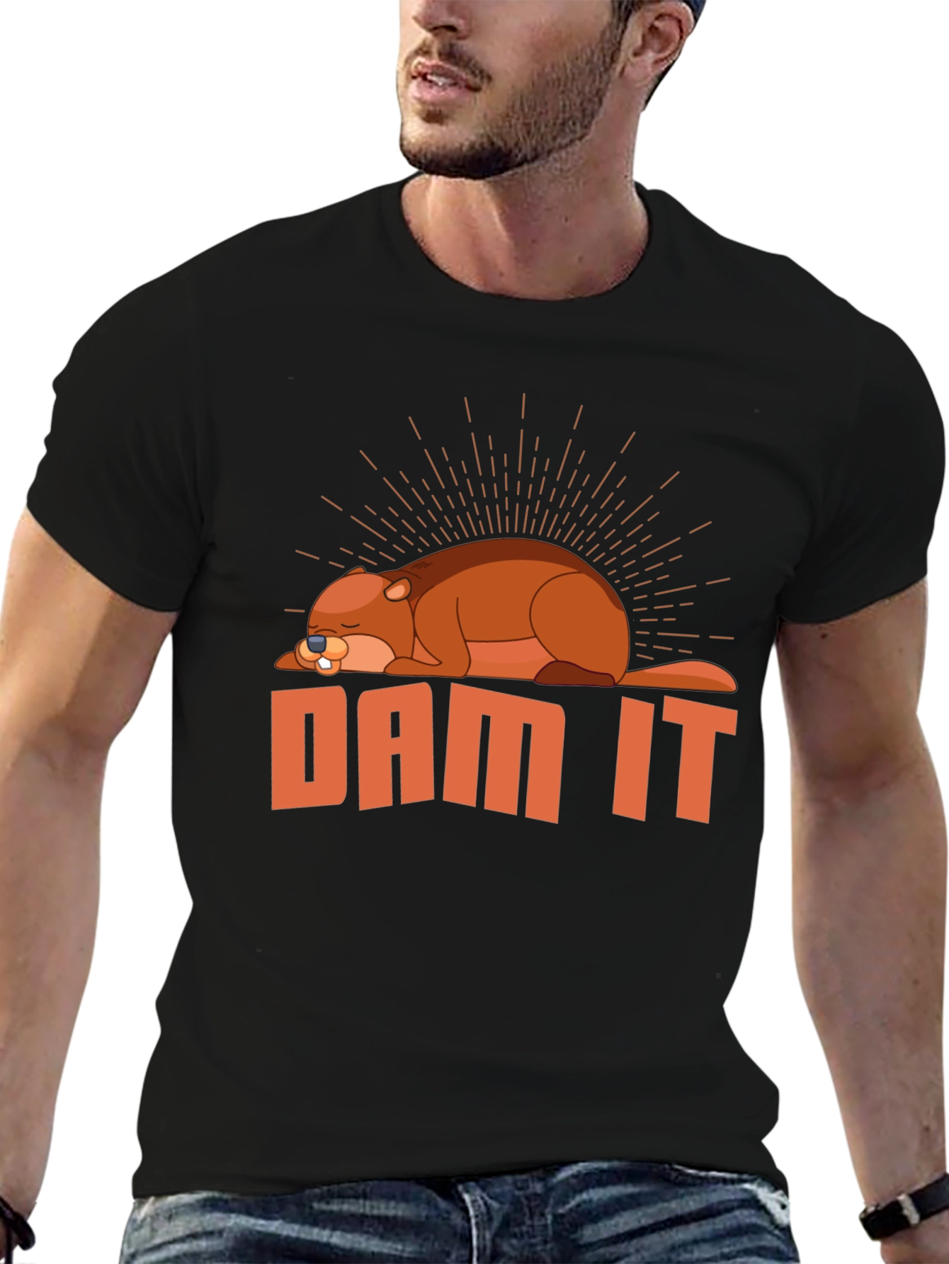 Dam It Beaver T-Shirt - Funny Graphic Tee