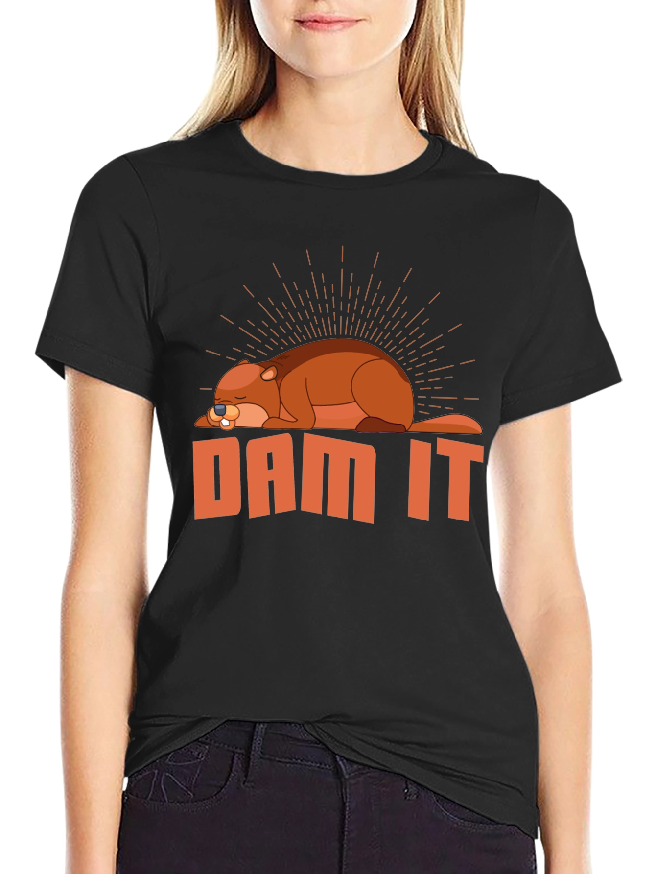 Dam It Beaver T-Shirt - Funny Graphic Tee