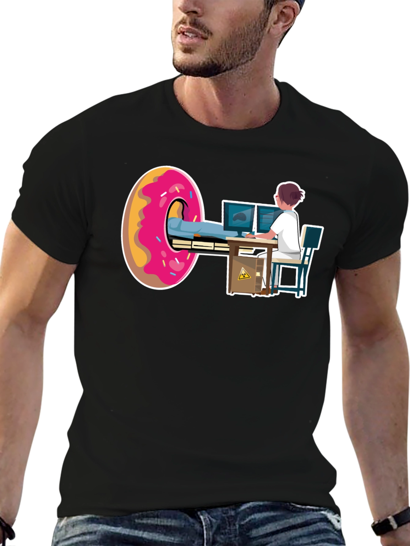 Funny Donut CT Scan Radiology Tech T-Shirt