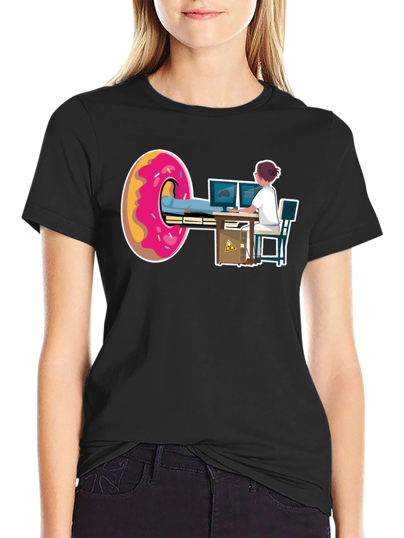 Funny Donut CT Scan Radiology Tech T-Shirt