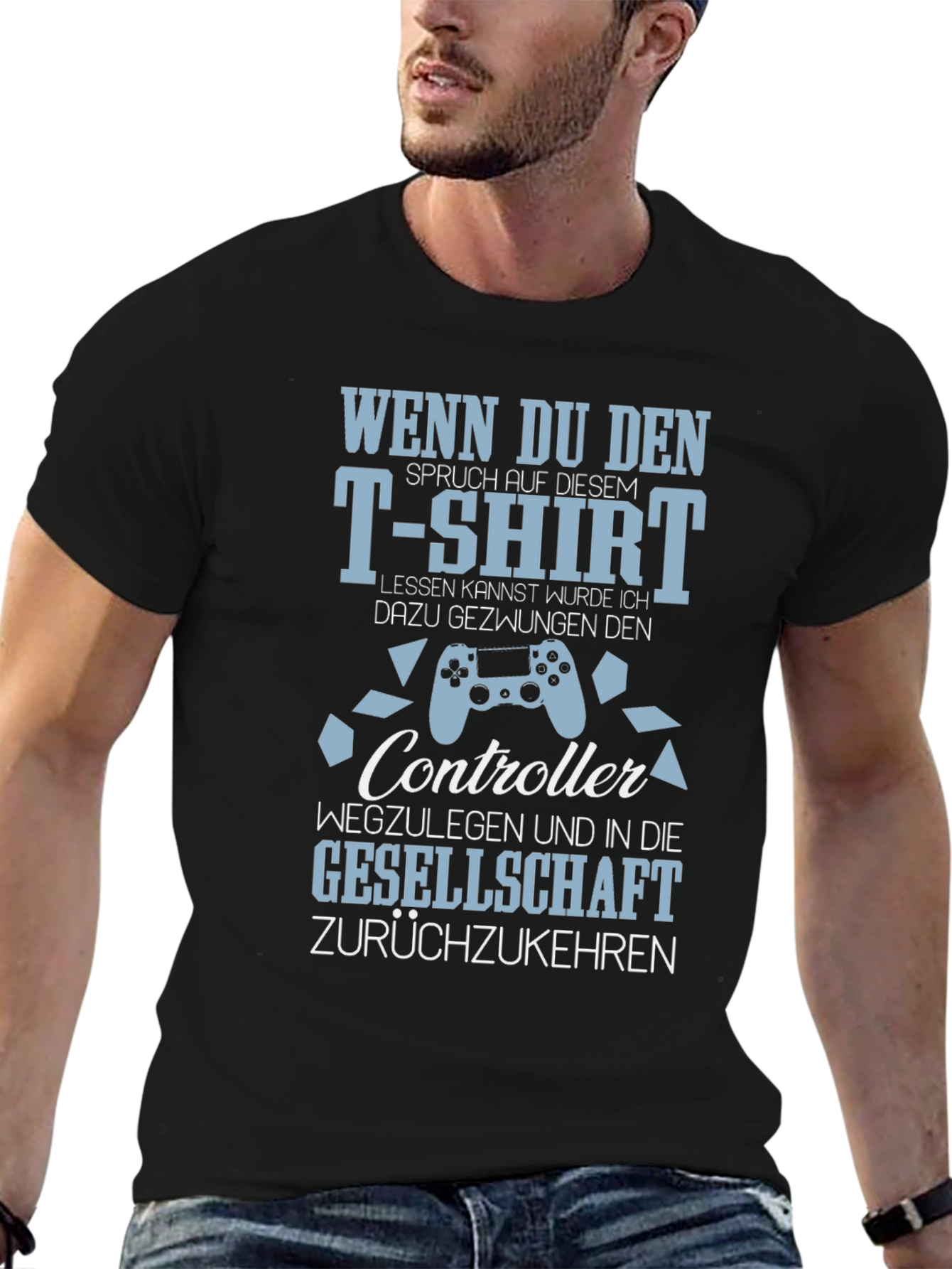 Gamer T-Shirt: Controller & Society
