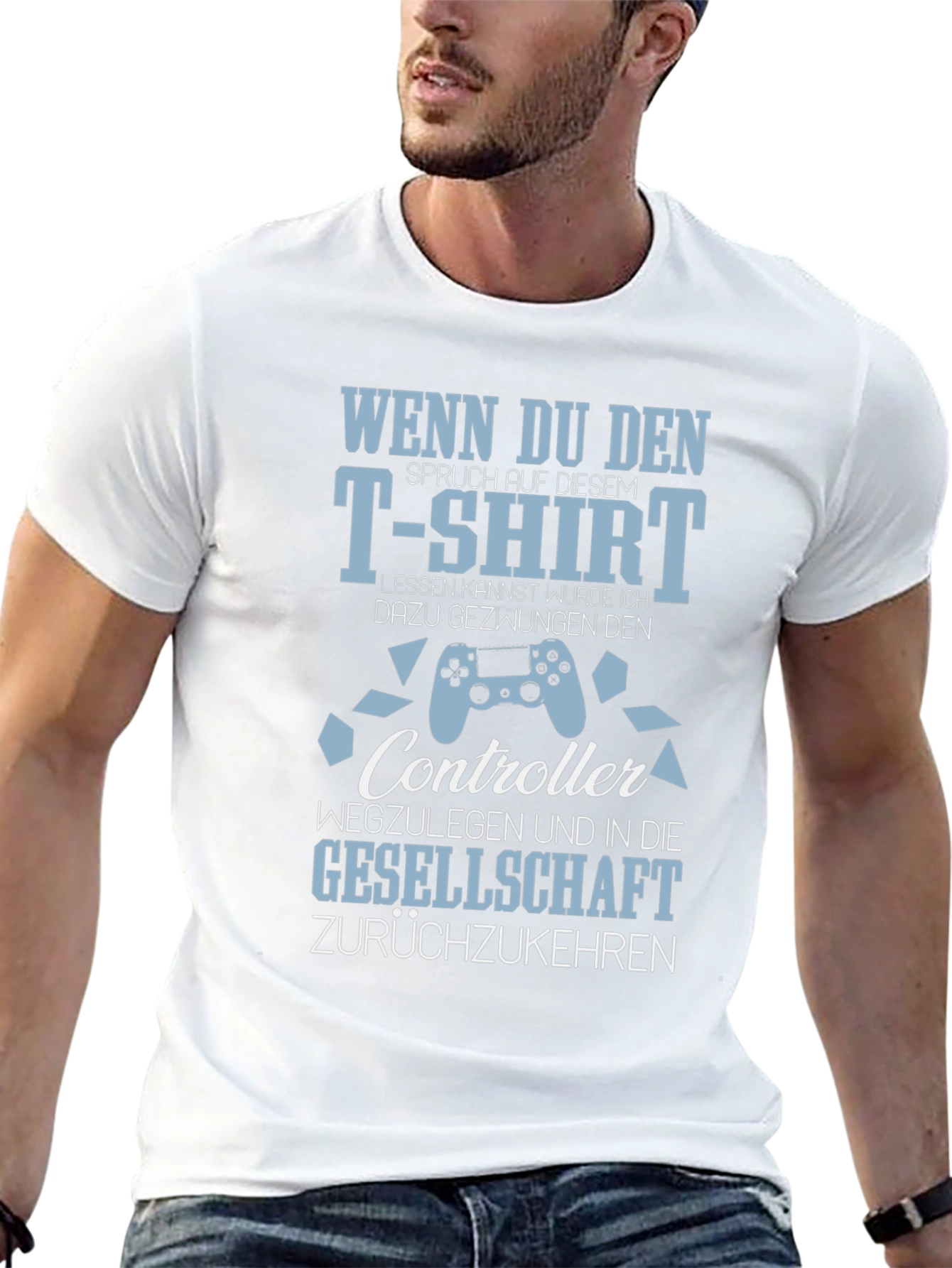 Gamer T-Shirt: Controller & Society