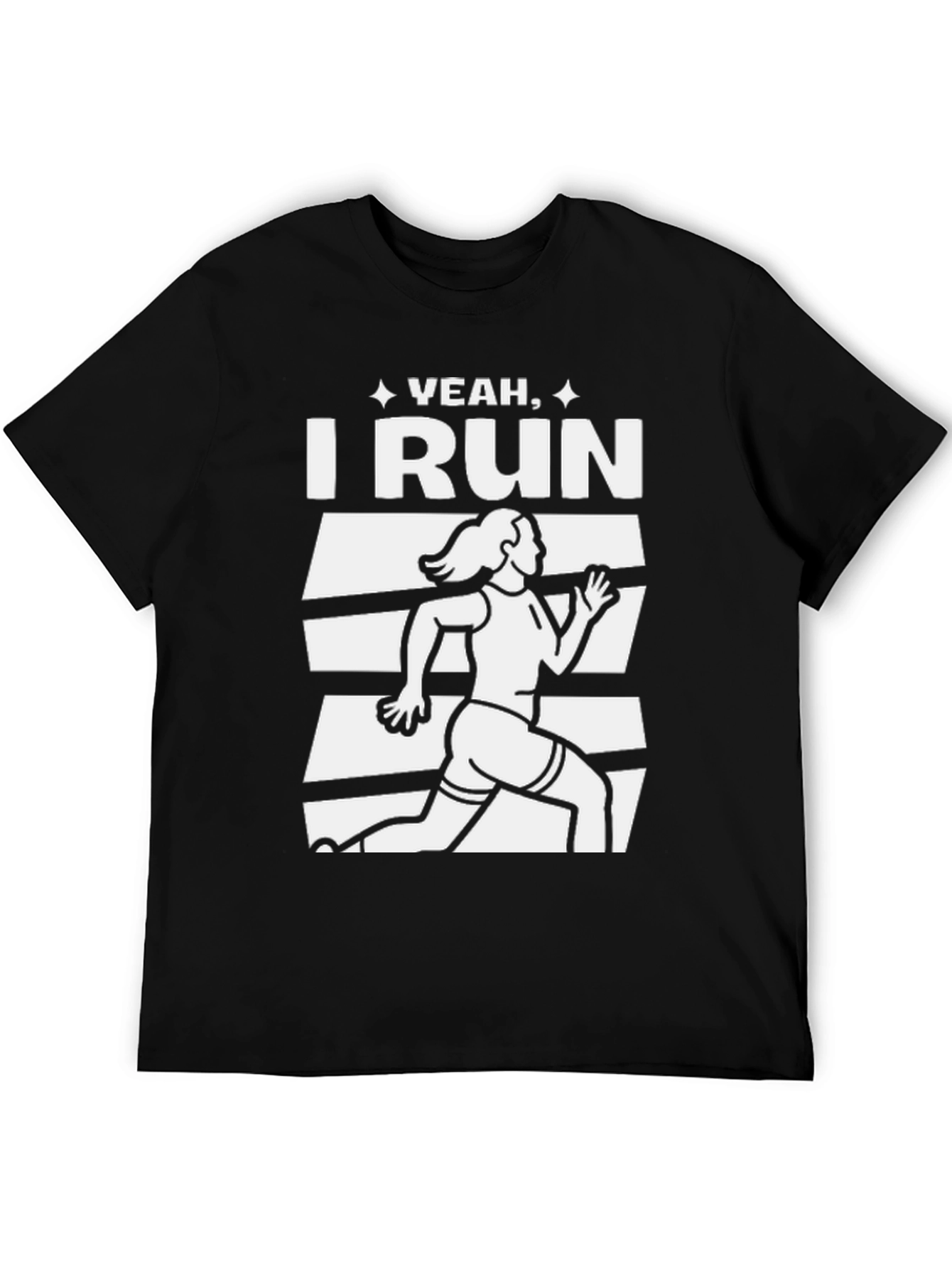 Yeah I Run Graphic T-Shirt - Running Apparel