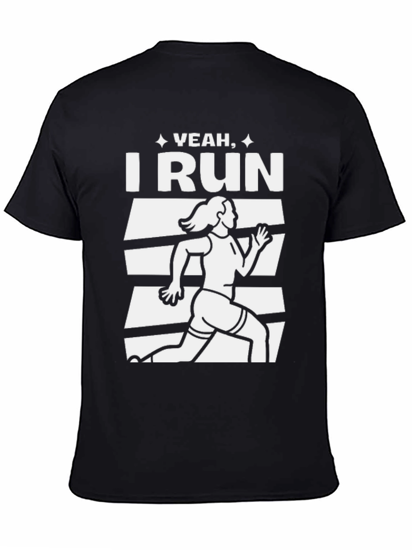 Yeah I Run Graphic T-Shirt - Running Apparel