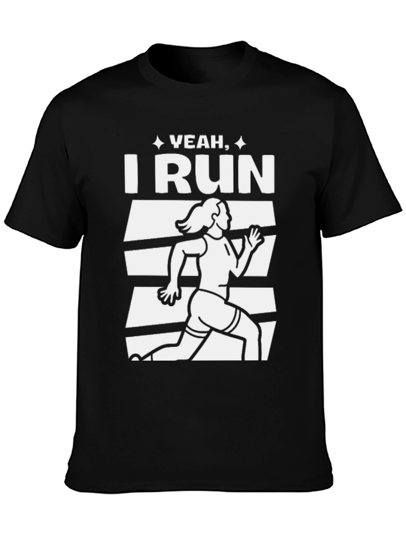 Yeah I Run Graphic T-Shirt - Running Apparel