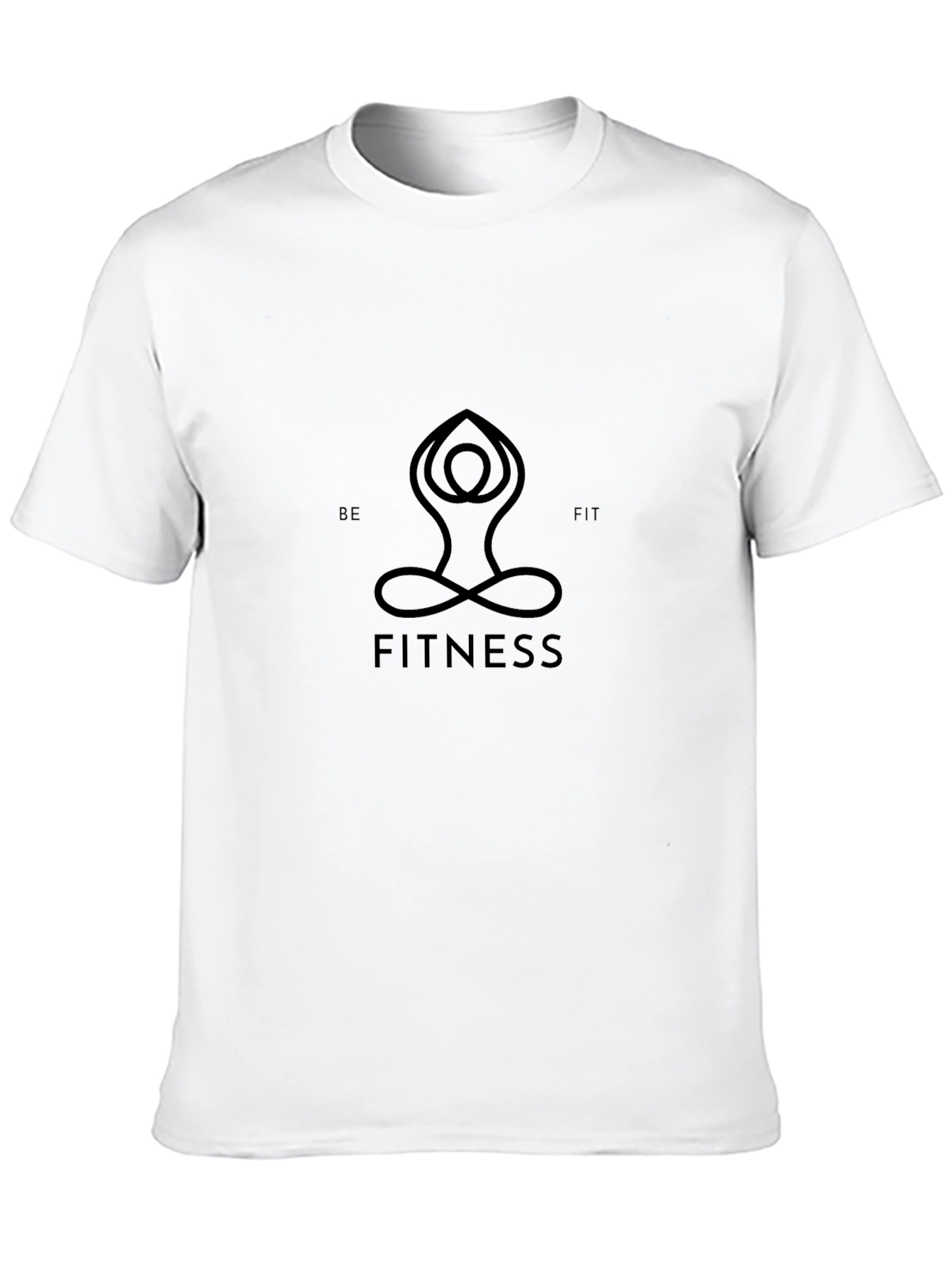 Fitness Yoga Black T-Shirt