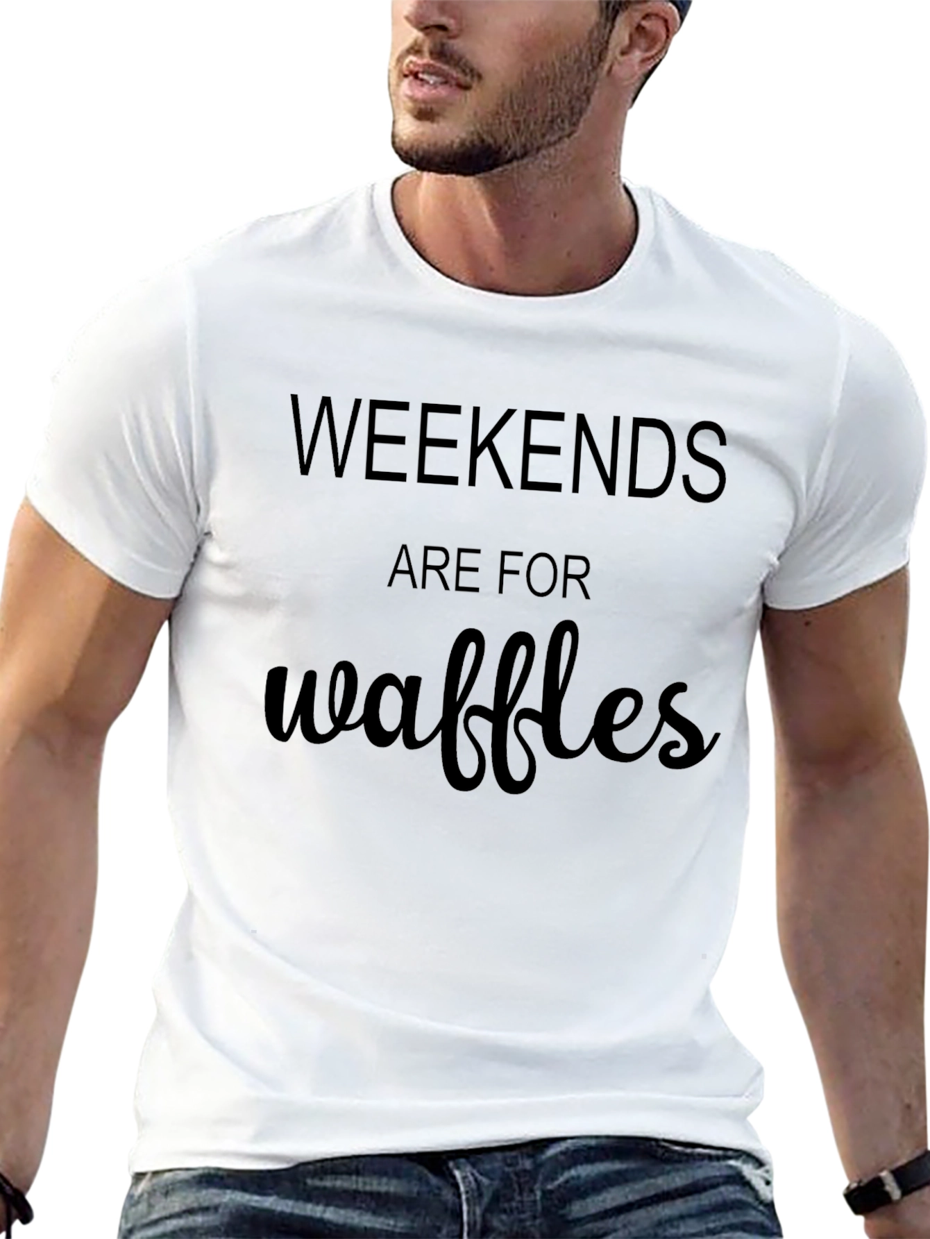 Weekends are for Waffles Graphic Tee