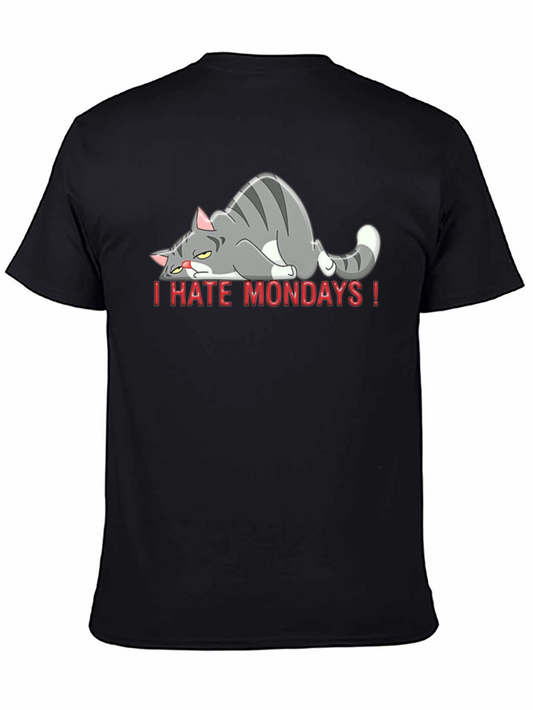 I Hate Mondays Cat T-Shirt