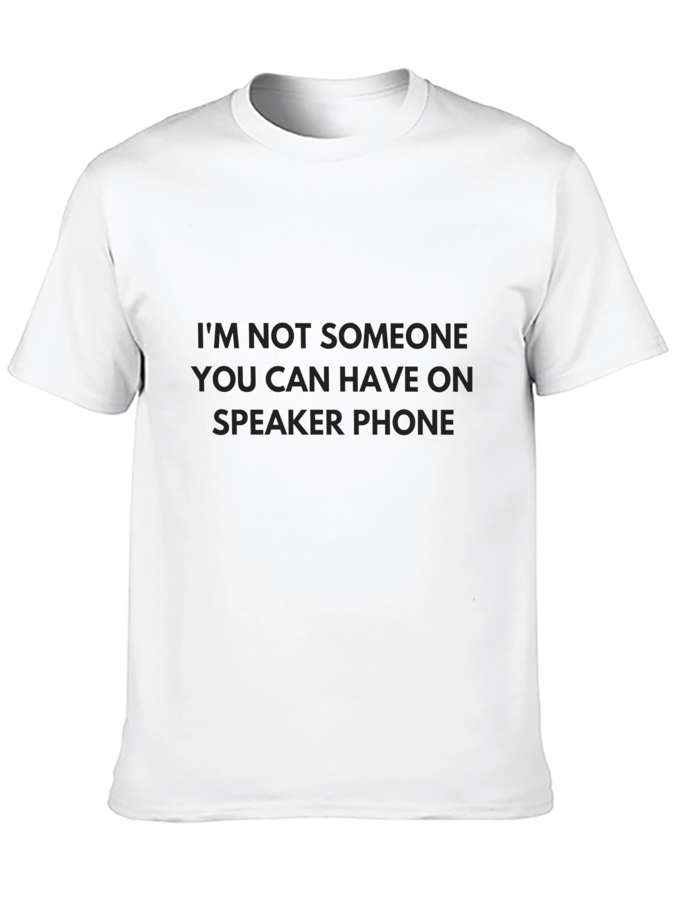 Speaker Phone T-Shirt: Bold Statement Tee