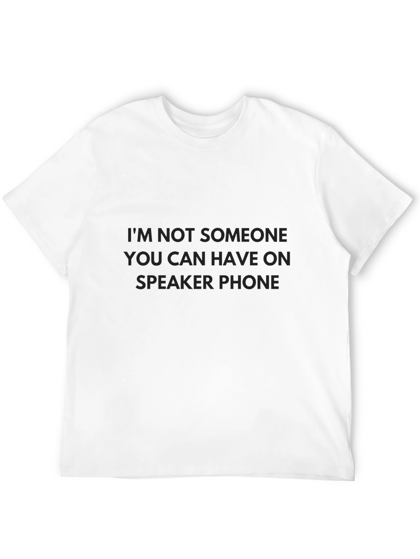 Speaker Phone T-Shirt: Bold Statement Tee