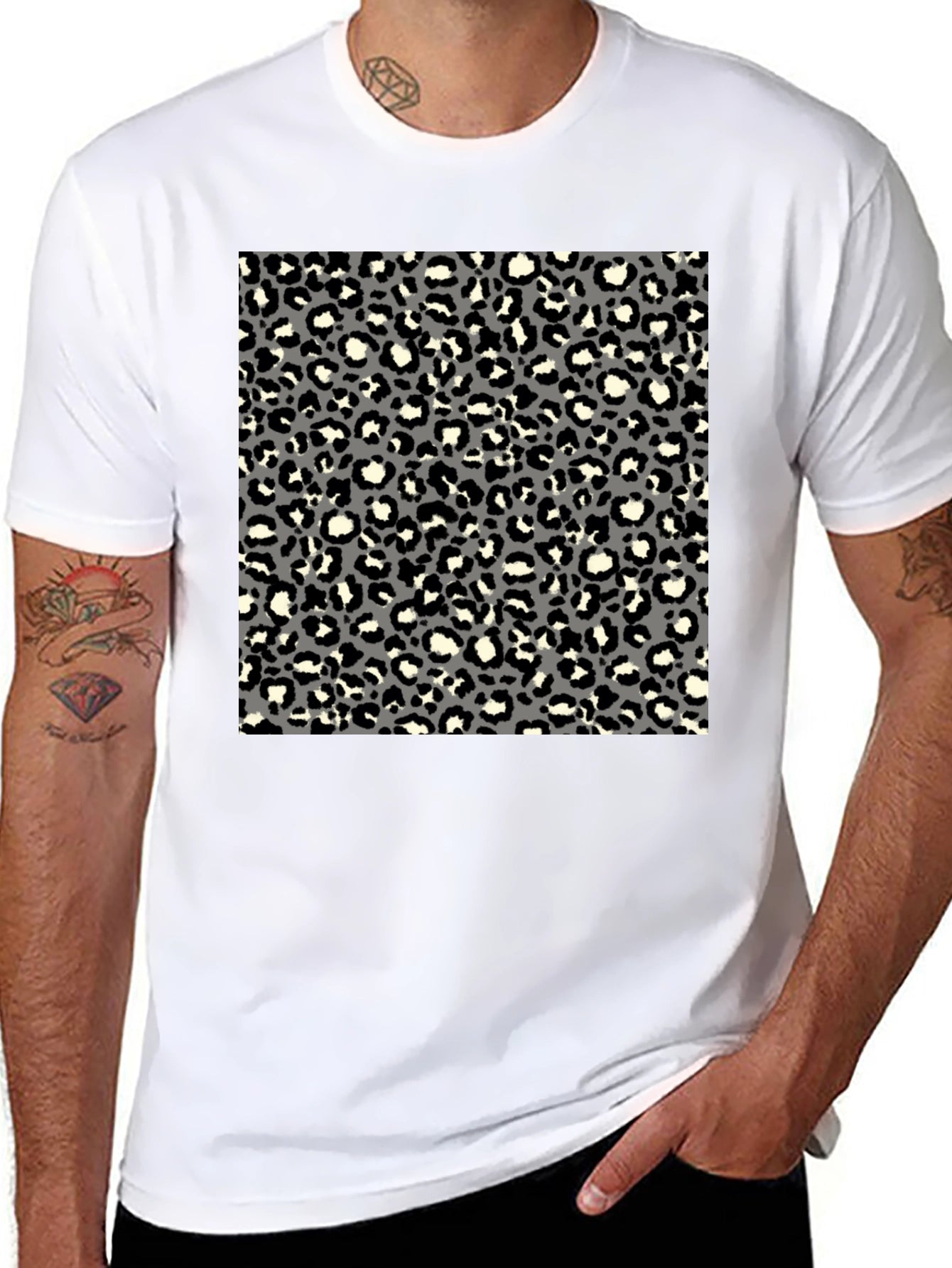 Leopard Print Tee