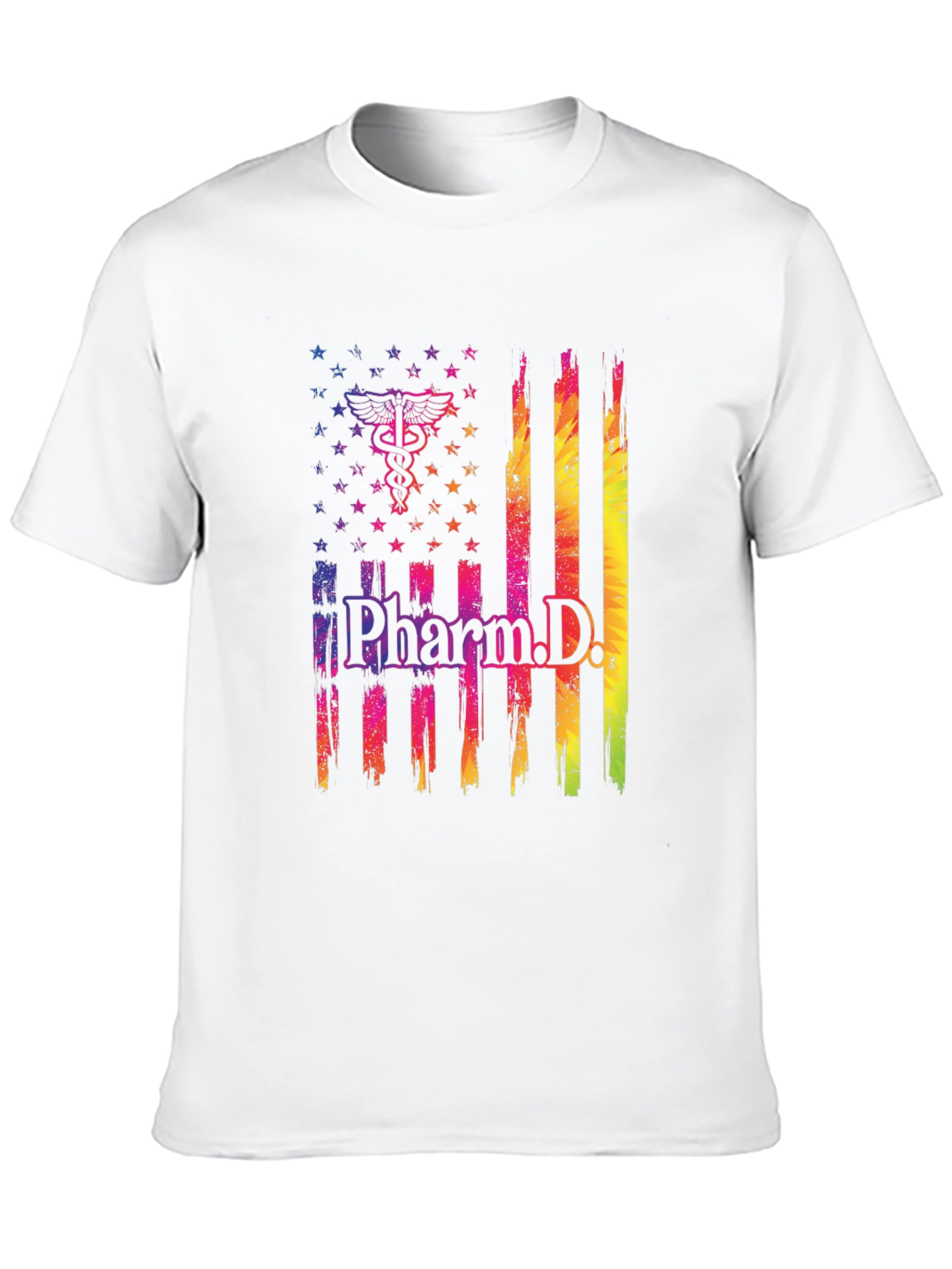 Pharm.D. American Flag T-Shirt - Tie Dye