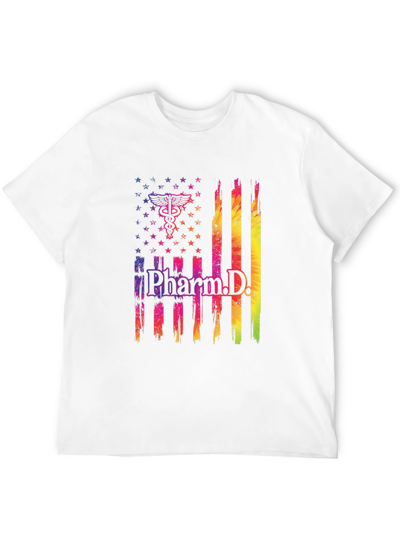 Pharm.D. American Flag T-Shirt - Tie Dye