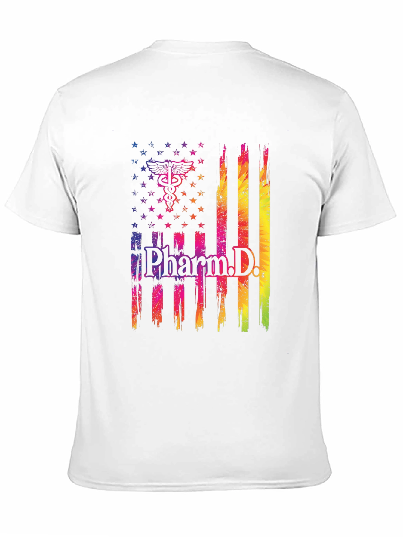 Pharm.D. American Flag T-Shirt - Tie Dye