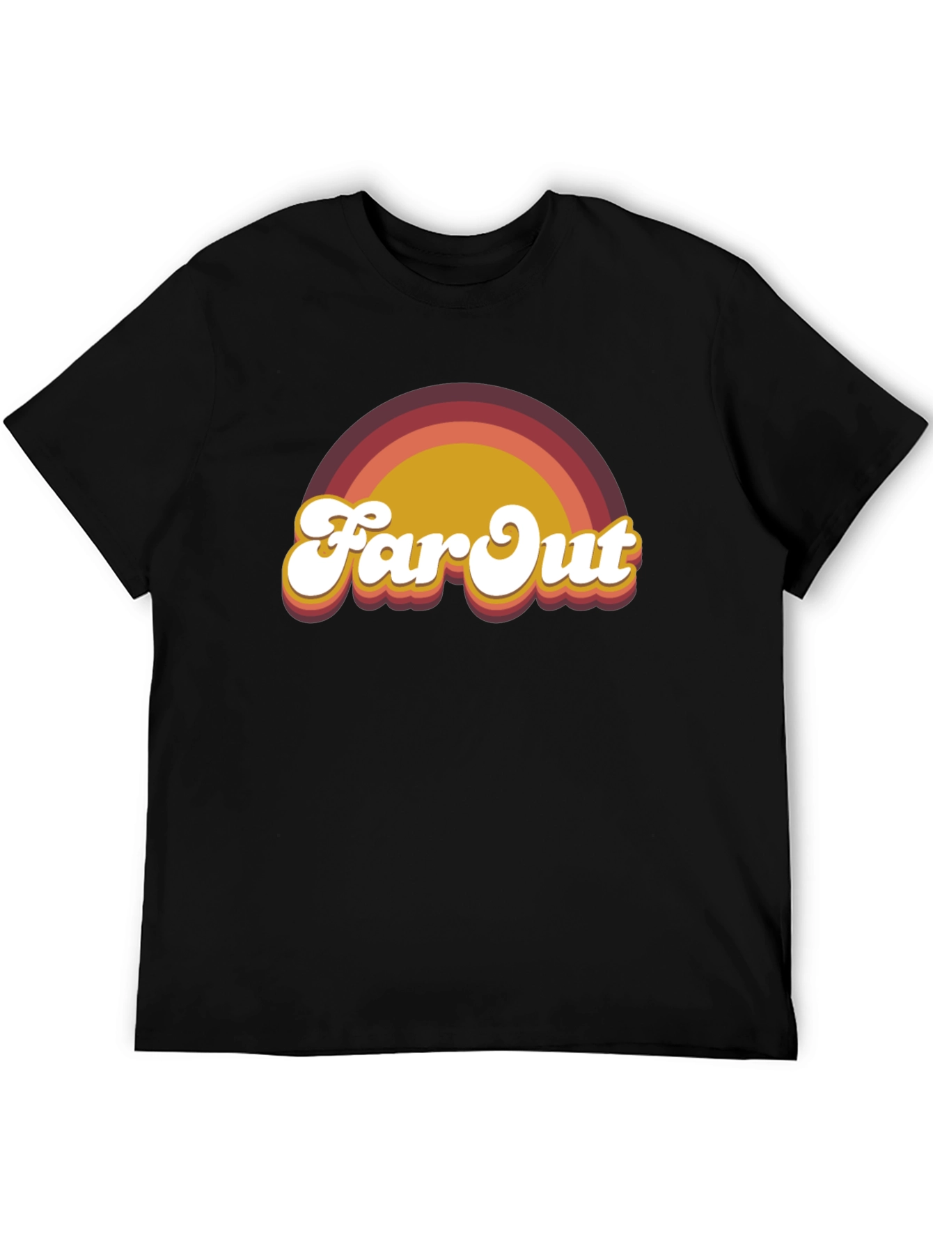 Retro Far Out Graphic T-Shirt