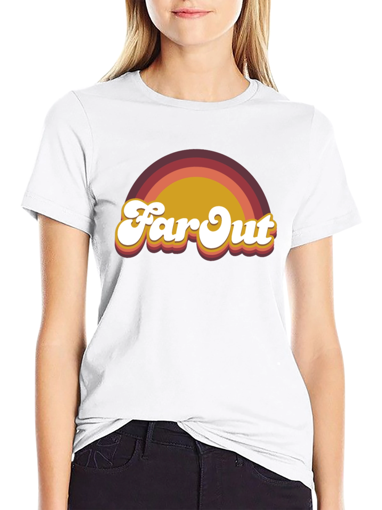 Retro Far Out Graphic T-Shirt