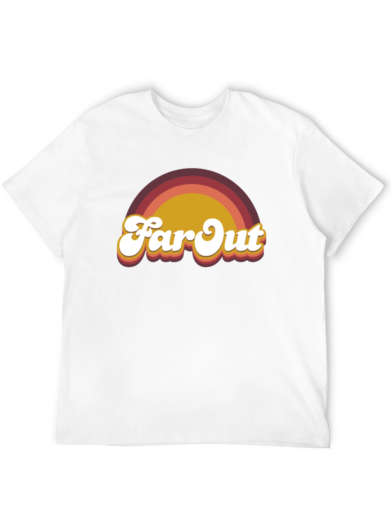 Retro Far Out Graphic T-Shirt