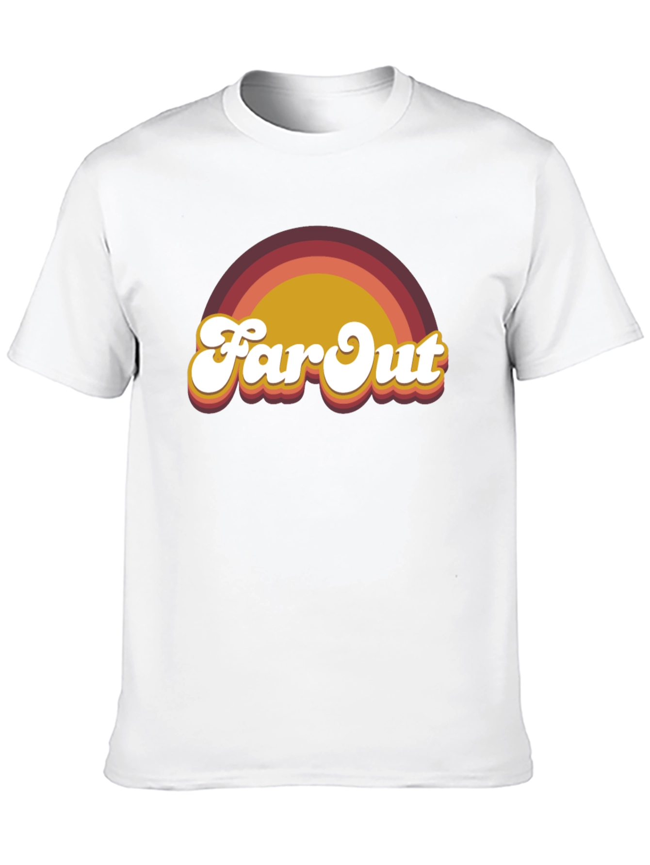 Retro Far Out Graphic T-Shirt