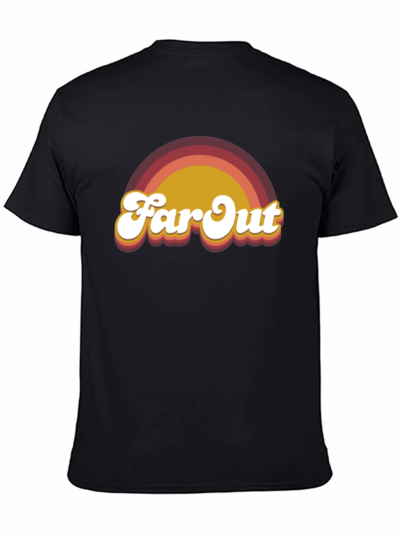 Retro Far Out Graphic T-Shirt