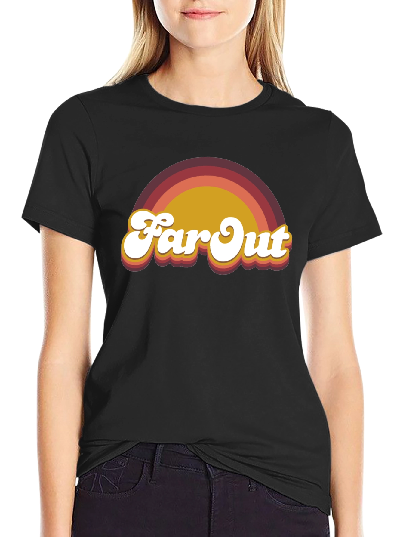 Retro Far Out Graphic T-Shirt