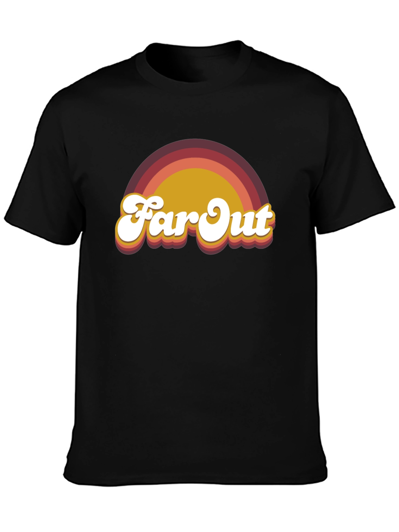 Retro Far Out Graphic T-Shirt
