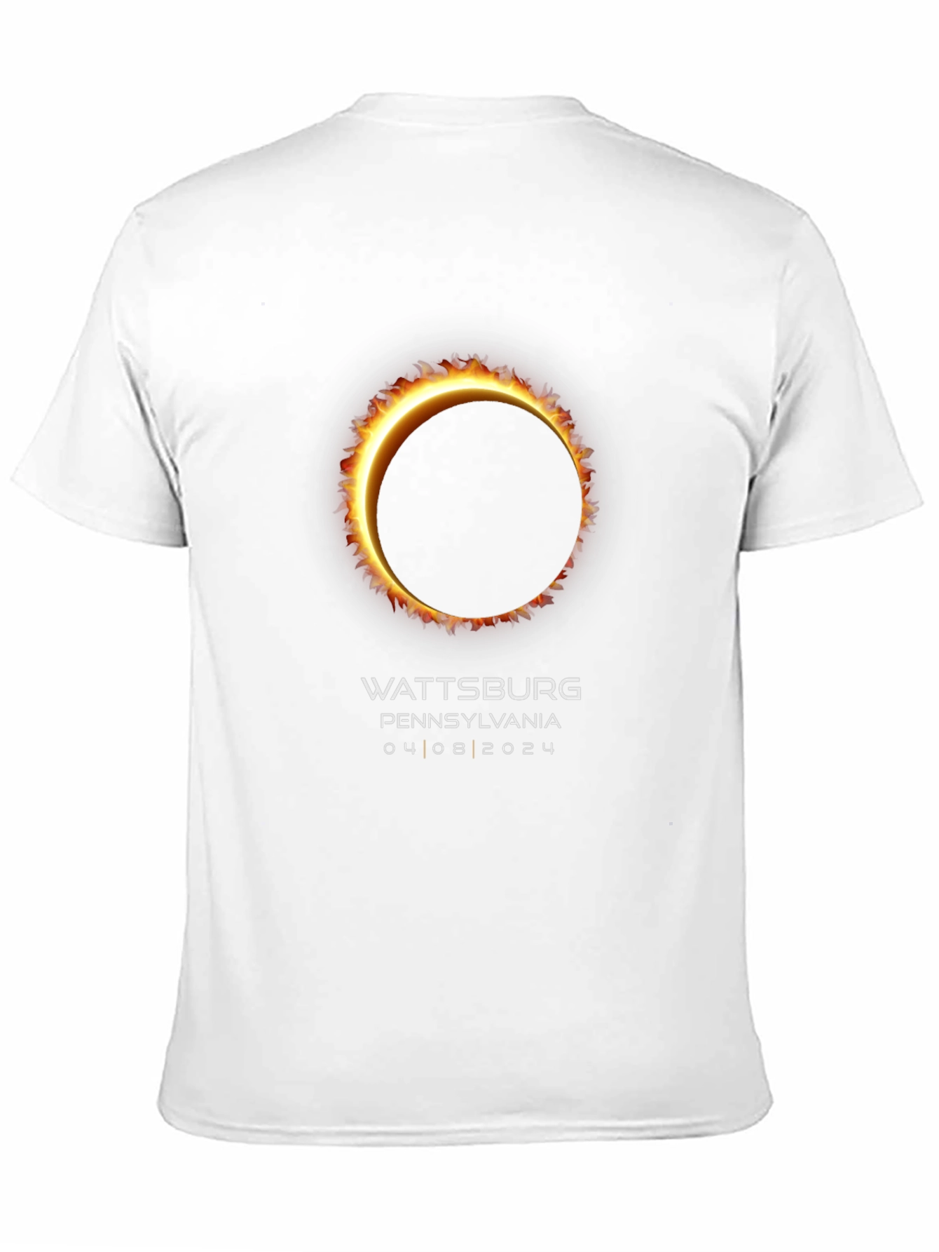 Total Solar Eclipse Wattsburg Pennsylvania 2024 T-Shirt