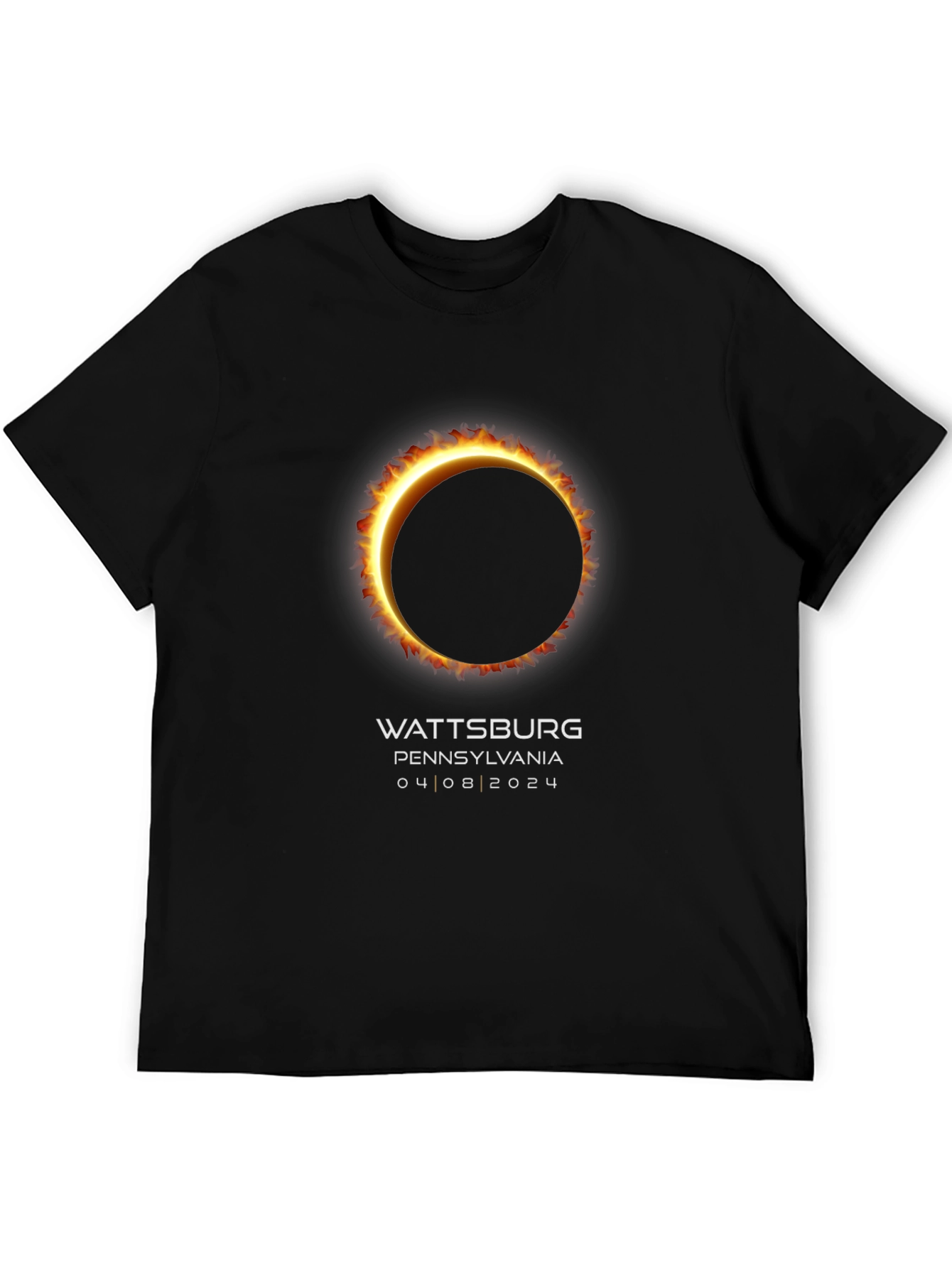 Total Solar Eclipse Wattsburg Pennsylvania 2024 T-Shirt